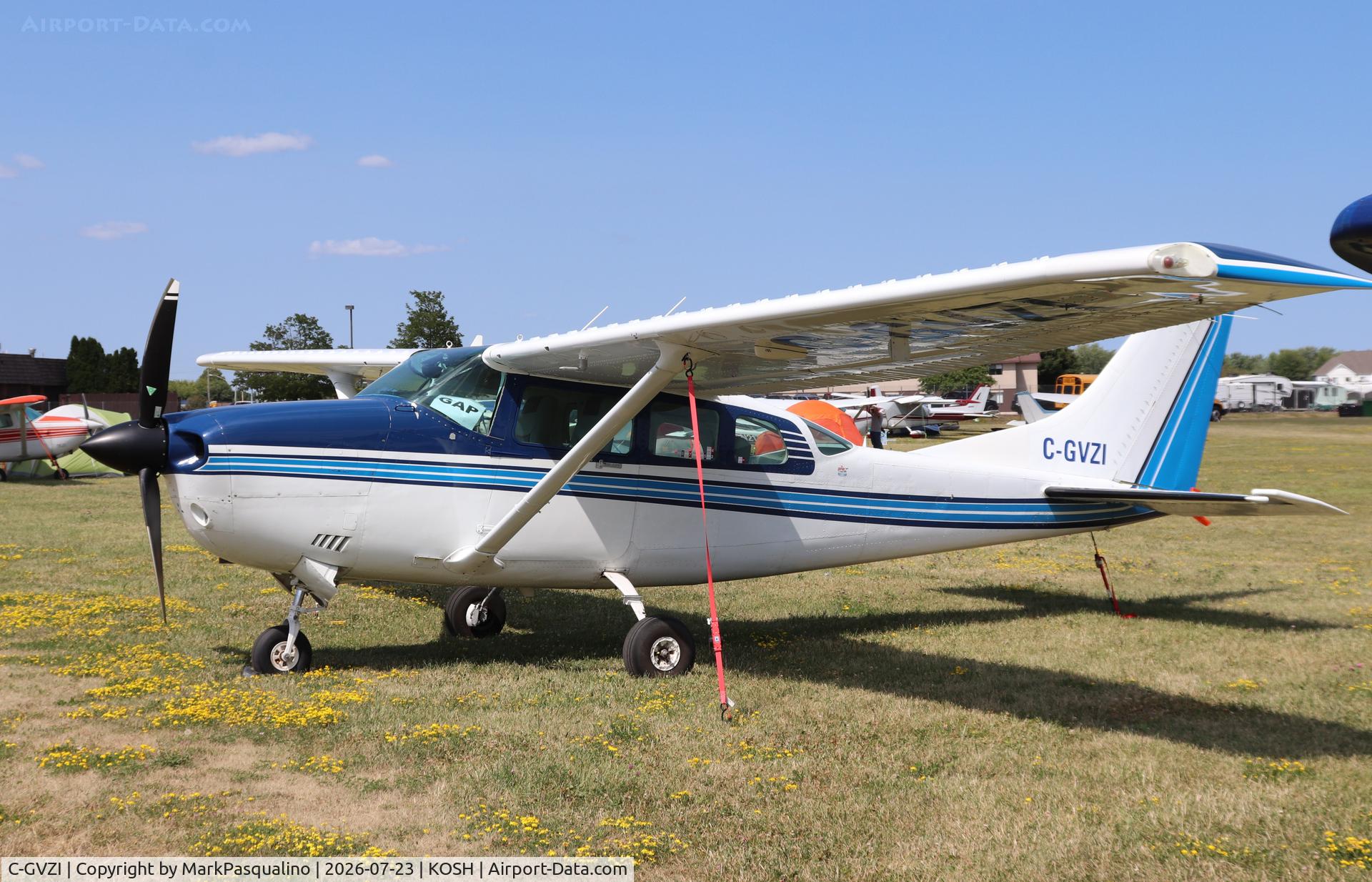 Aircraft C-GVZI, 1982 Cessna TU206G Turbo Stationair, c/n U20606591, Cessna TU206G, at KOSH, photo by MarkPasqualino