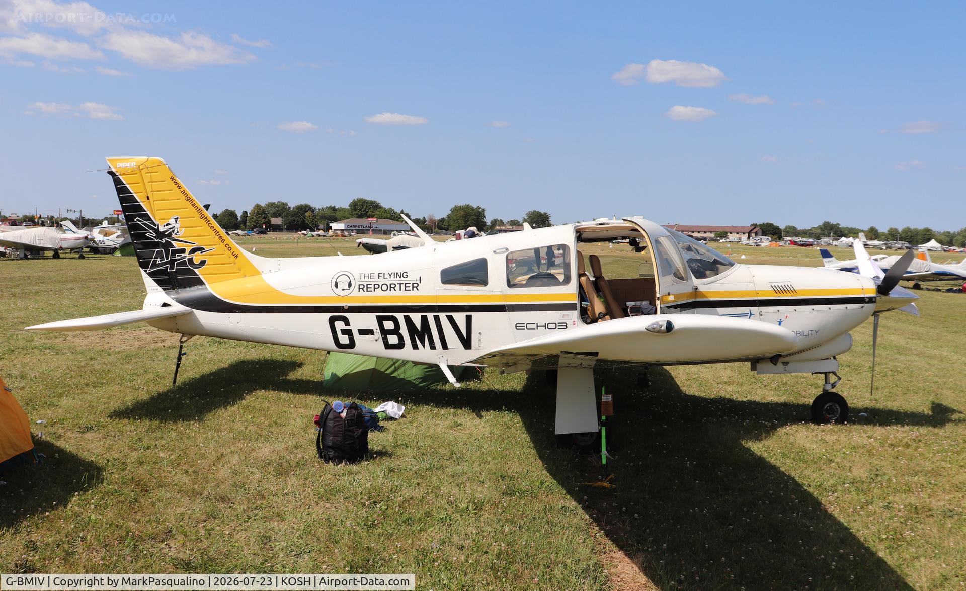 Aircraft G-BMIV, 1977 Piper PA-28R-201T Cherokee Arrow III, c/n 28R-7703154, Piper PA-28R-201T, at KOSH, photo by MarkPasqualino