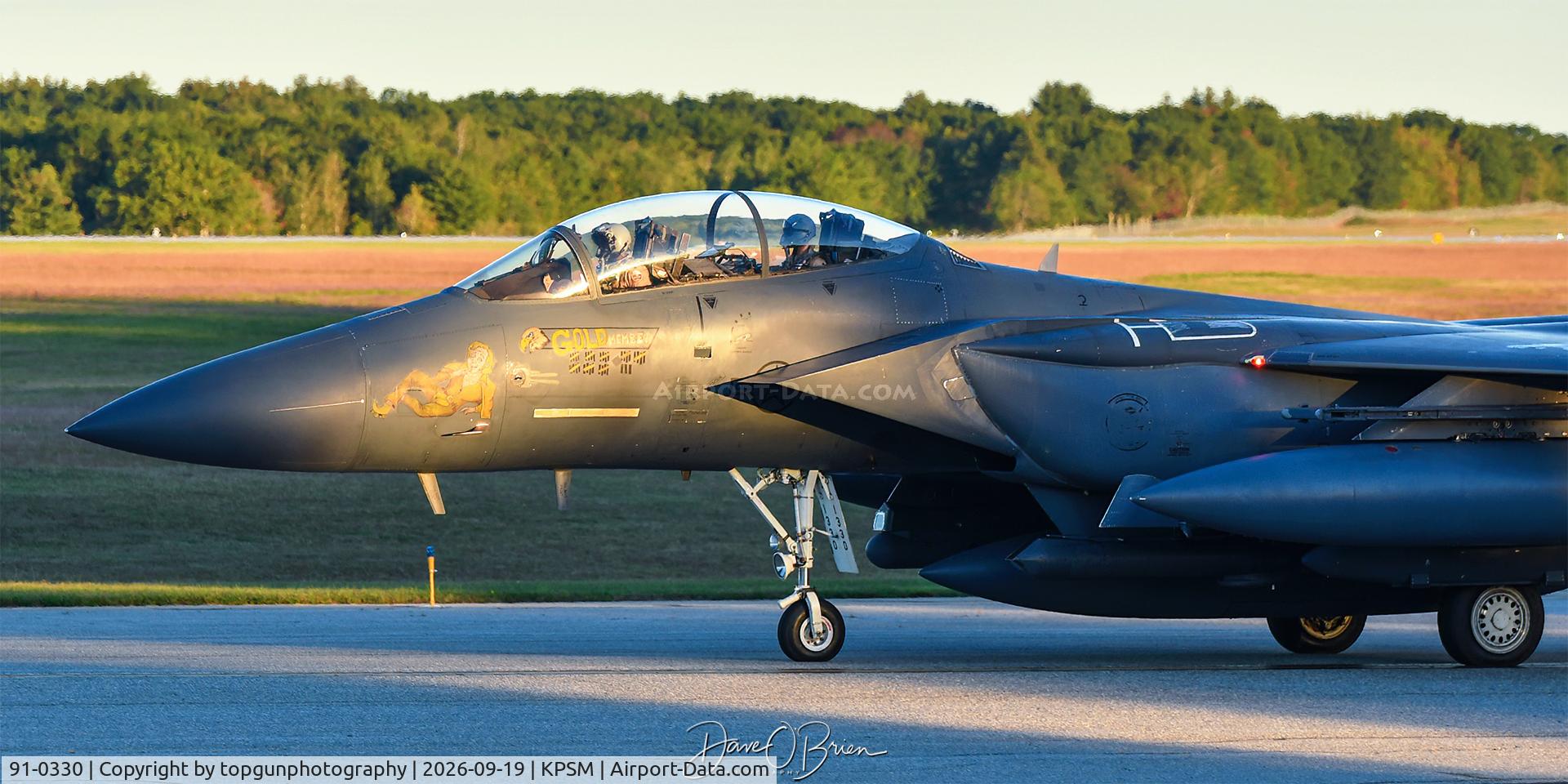 Aircraft 91-0330, 1992 McDonnel Douglas F-15E, c/n 1237/E195, TBOLT14, at KPSM, photo by topgunphotography