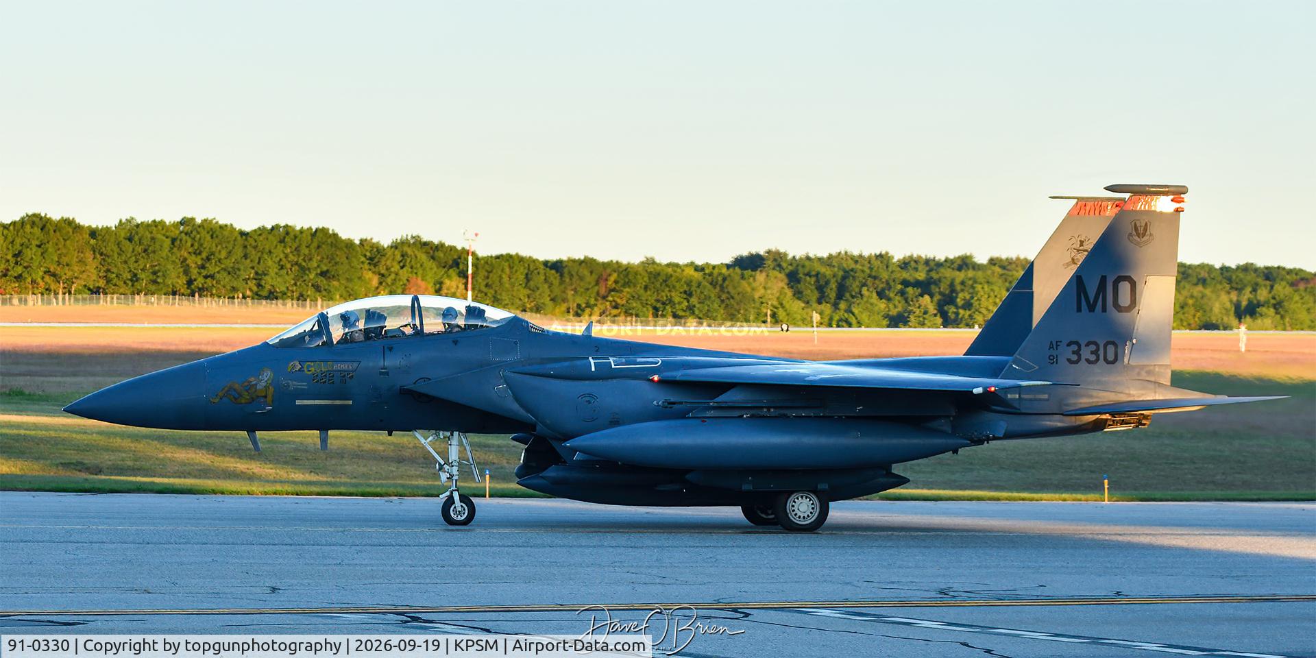 Aircraft 91-0330, 1992 McDonnel Douglas F-15E, c/n 1237/E195, TBOLT14, at KPSM, photo by topgunphotography