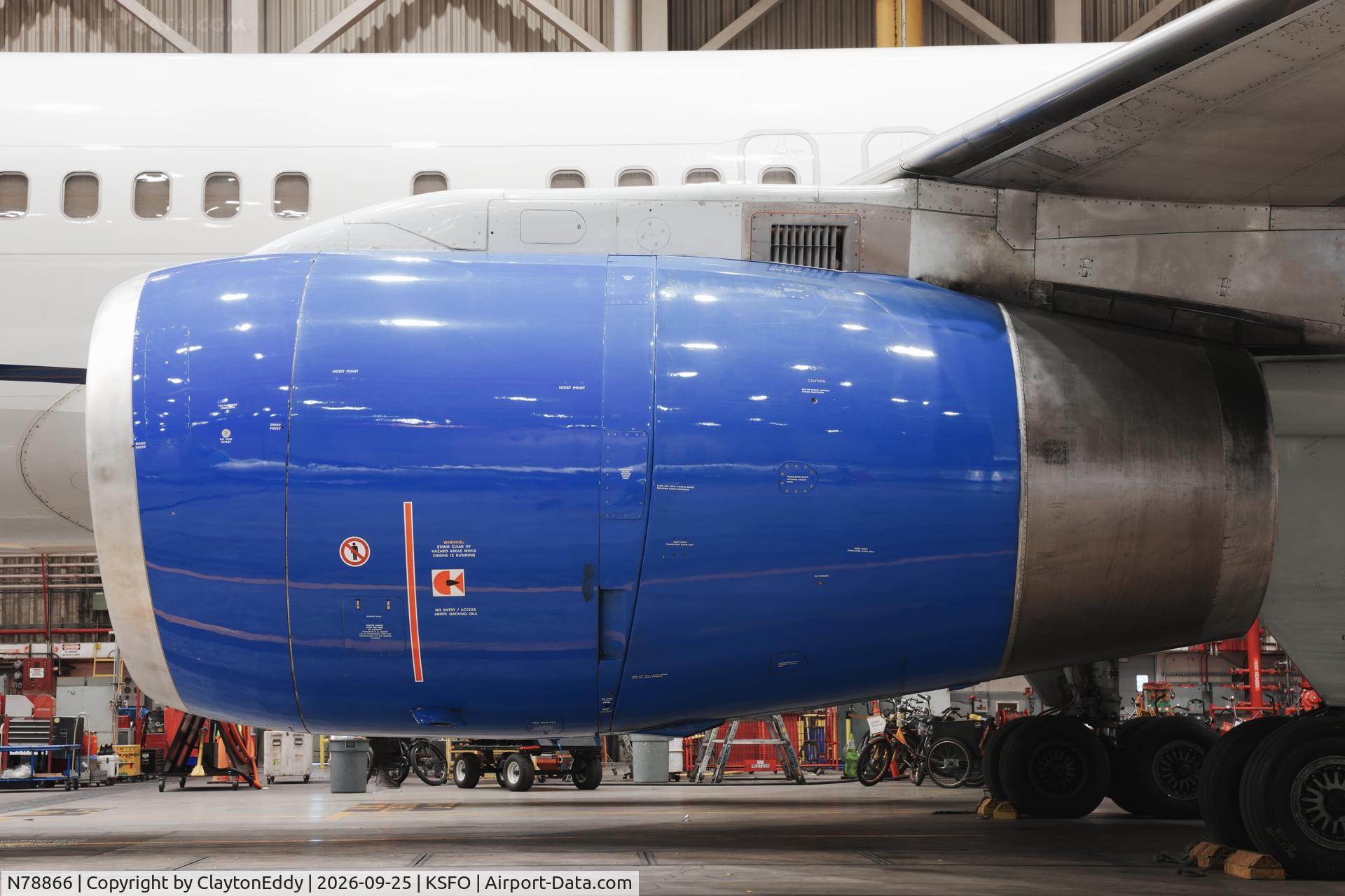 Aircraft N78866, 2002 Boeing 757-33N, c/n 32591, SFO 2026, at KSFO, photo by ClaytonEddy