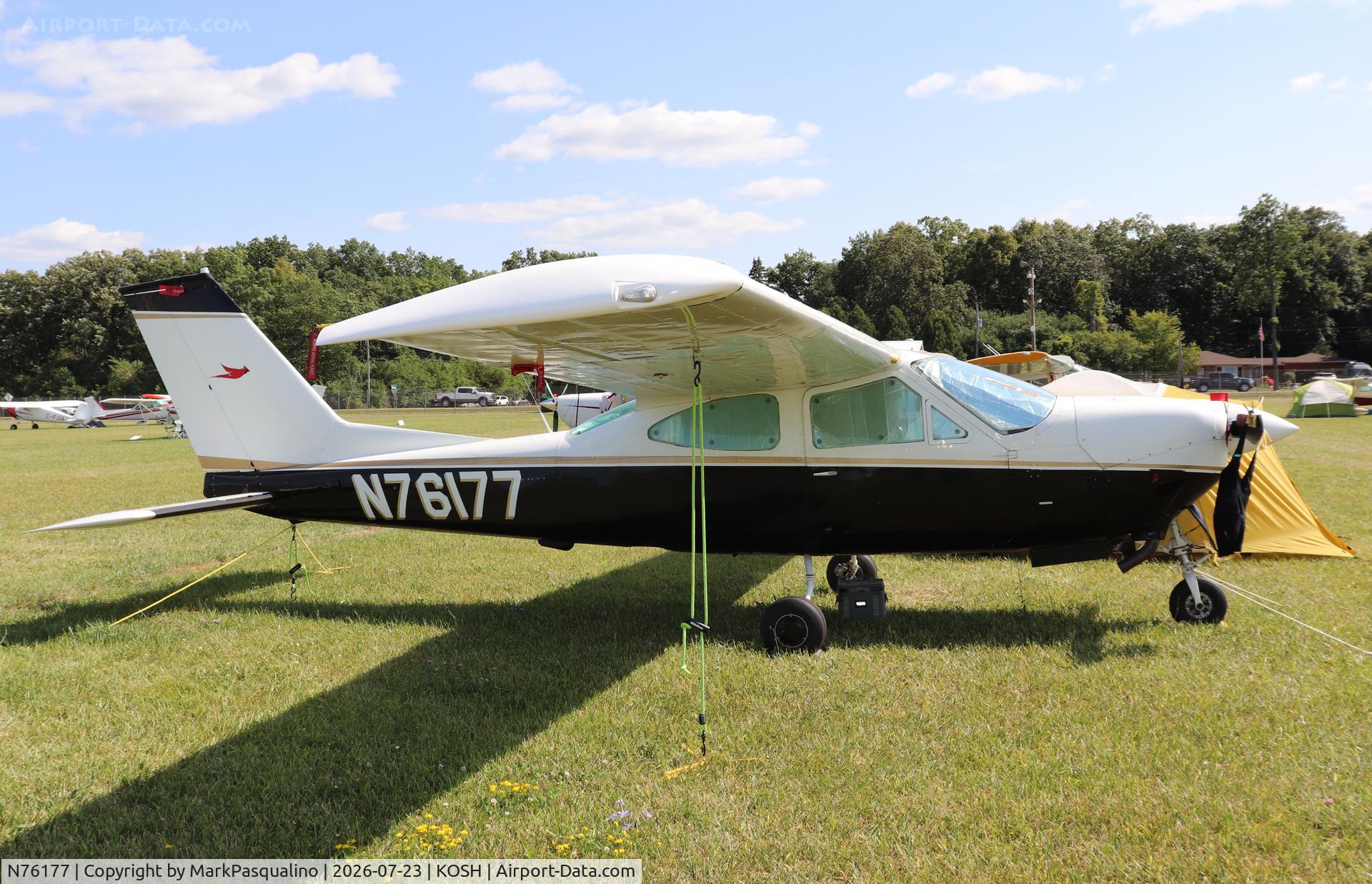 Aircraft N76177, 1975 Cessna 177RG Cardinal, c/n 177RG0817, Cessna 177RG, at KOSH, photo by MarkPasqualino
