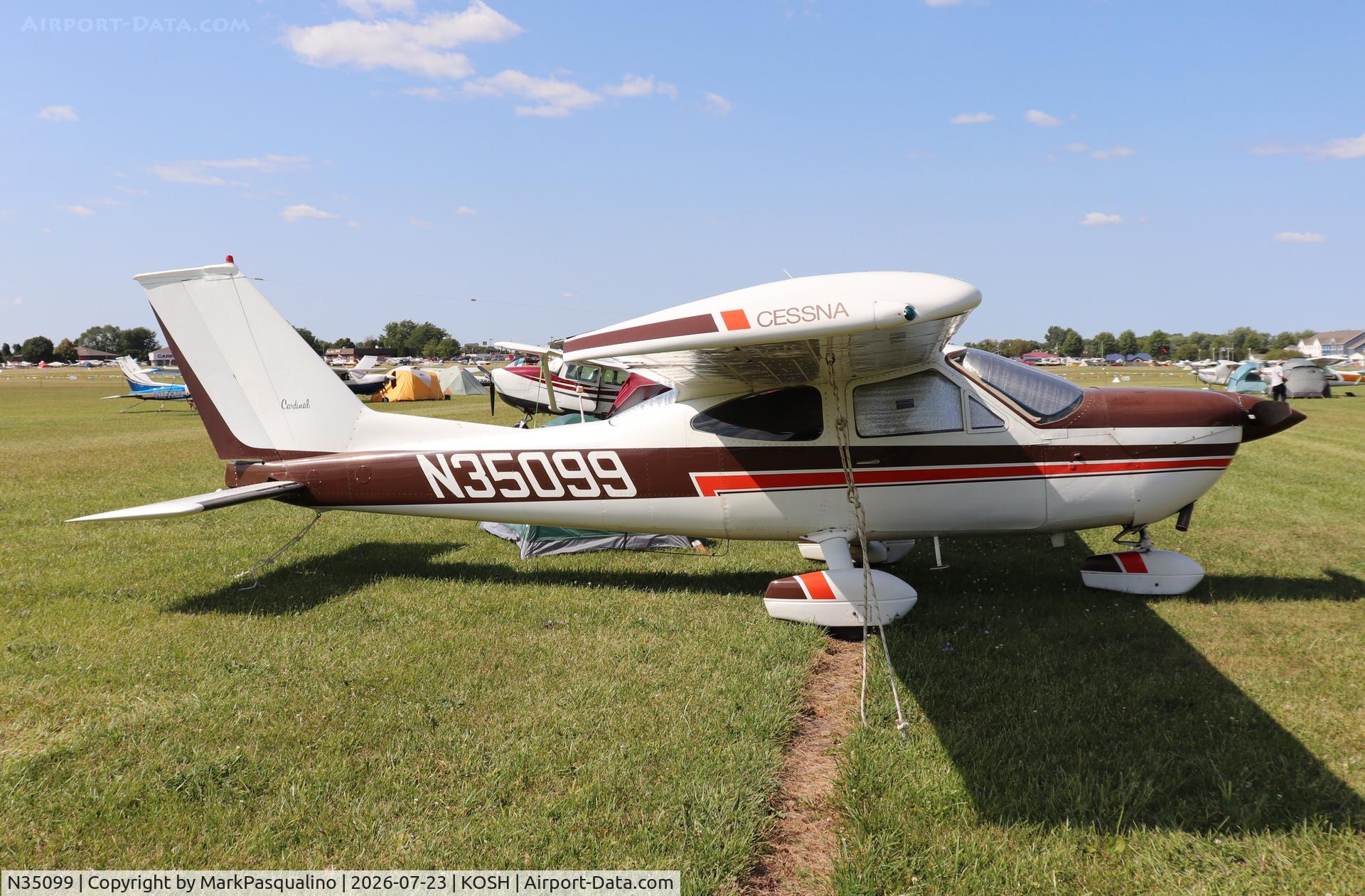 Aircraft N35099, 1974 Cessna 177B Cardinal, c/n 17702205, Cessna 177RG, at KOSH, photo by MarkPasqualino