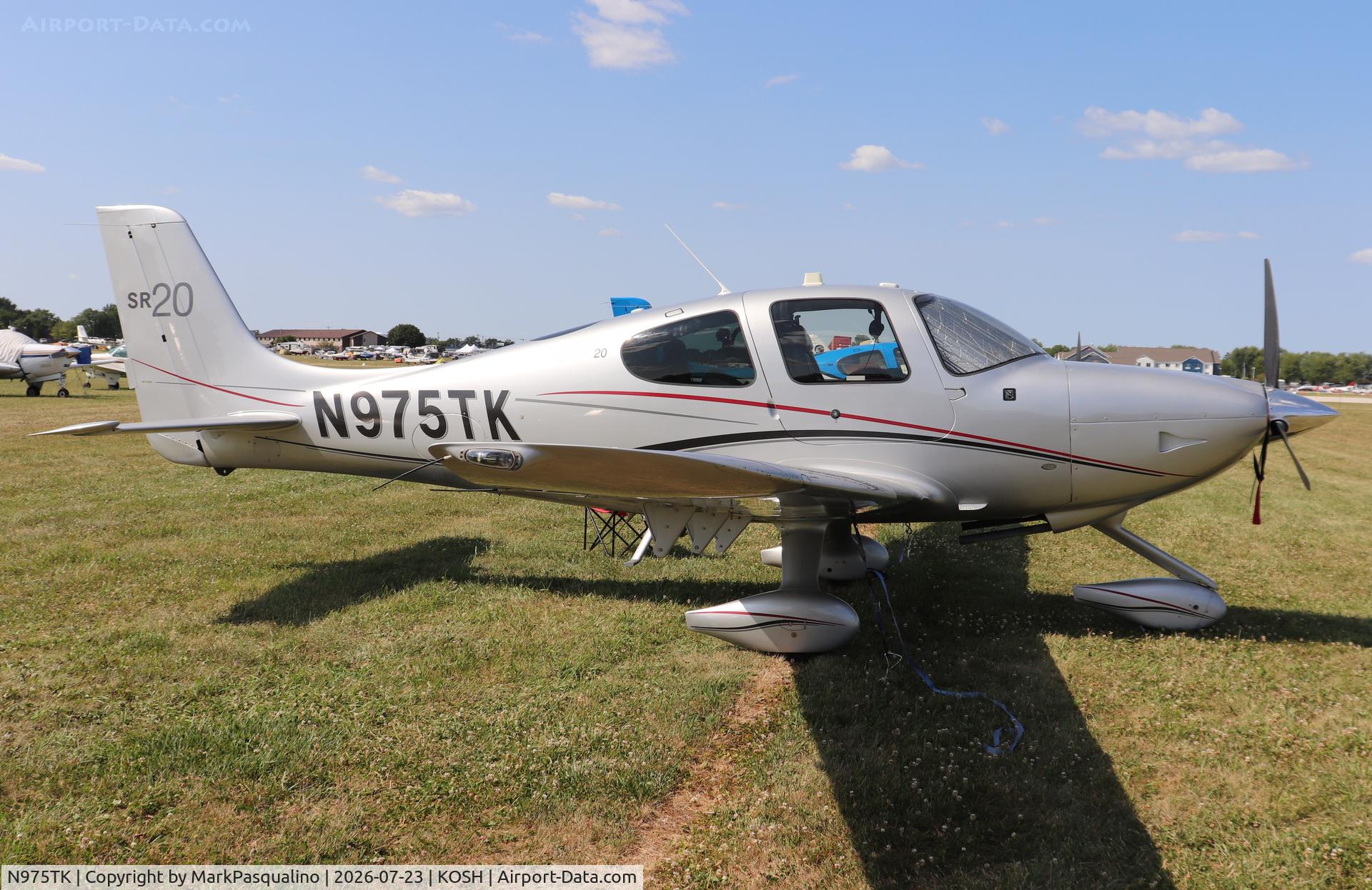 Aircraft N975TK, Cirrus Design Corp SR20, c/n 2264, Cirrus SR20, at KOSH, photo by MarkPasqualino