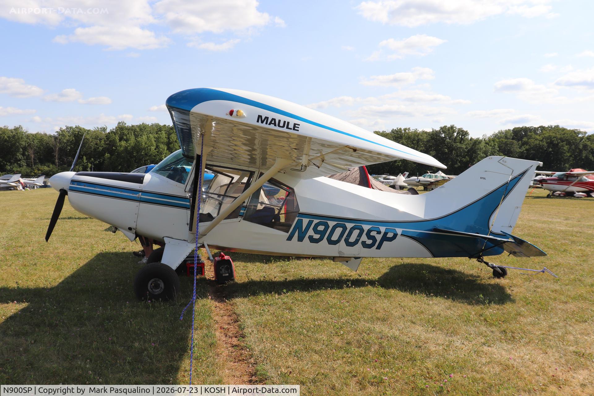 Aircraft N900SP, 1976 Maule M-5-210C Strata Rocket, c/n 6168C, Maule M-5-210C, at KOSH, photo by Mark Pasqualino