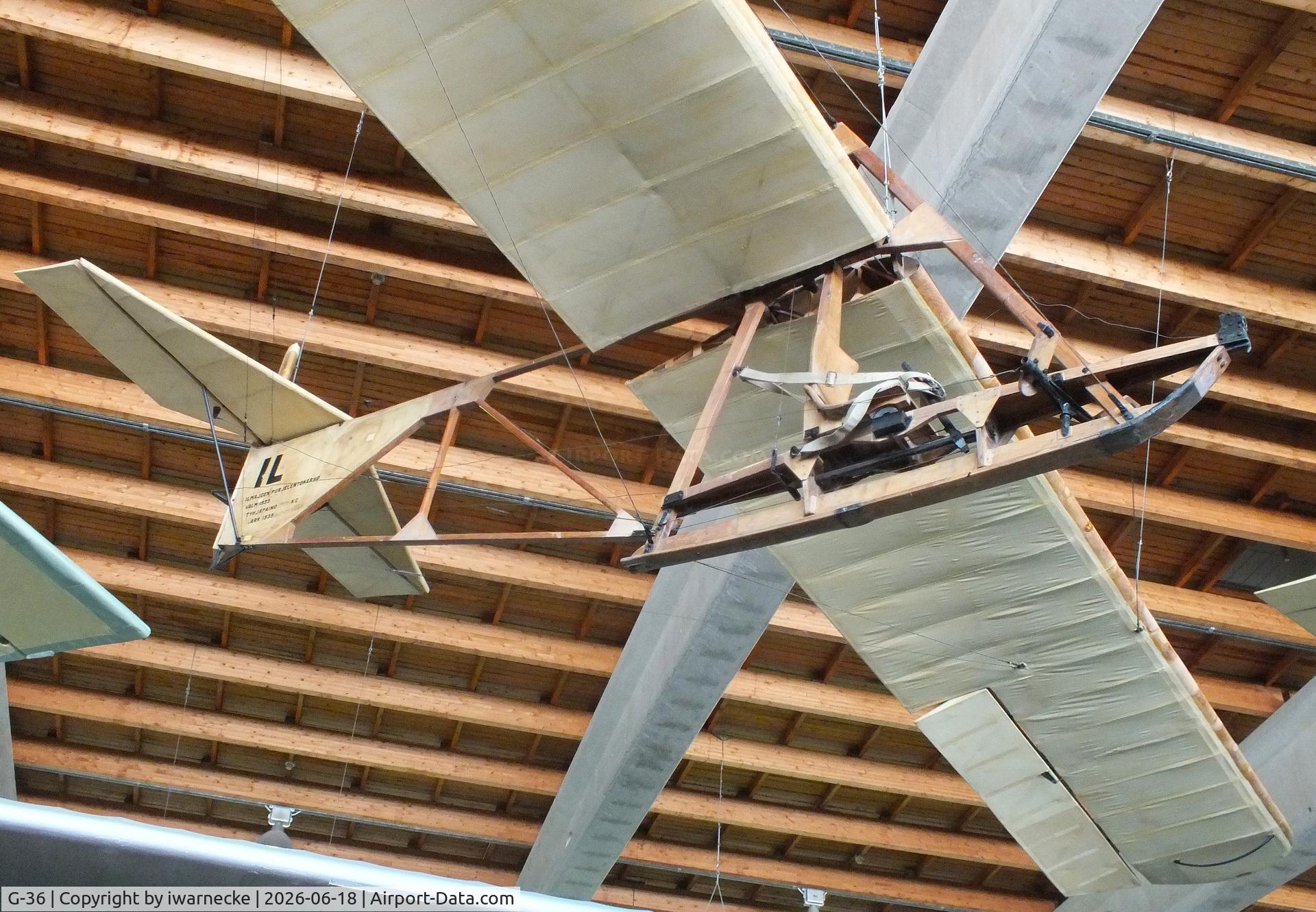 Aircraft G-36, 1934 Schneider ESG-9 Grunau 9, c/n 22, Schneider ESG-29 Grunau 9 at the Suomen Ilmailumuseo (Finnish Aviation Museum), Vantaa, photo by iwarnecke