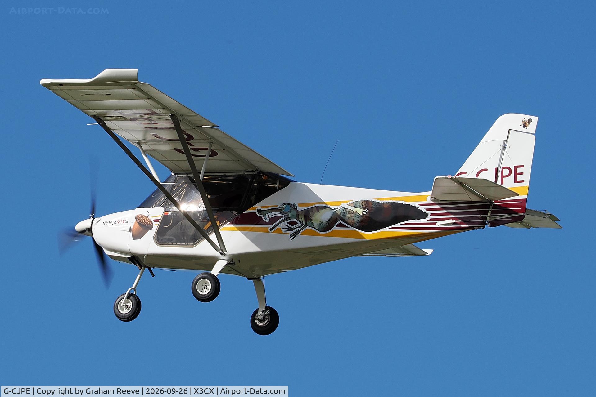 Aircraft G-CJPE, 2016 Best Off SkyRanger Nynja 912(1), c/n BMAA/HB/681, Departing from Northrepps., at X3CX, photo by Graham Reeve