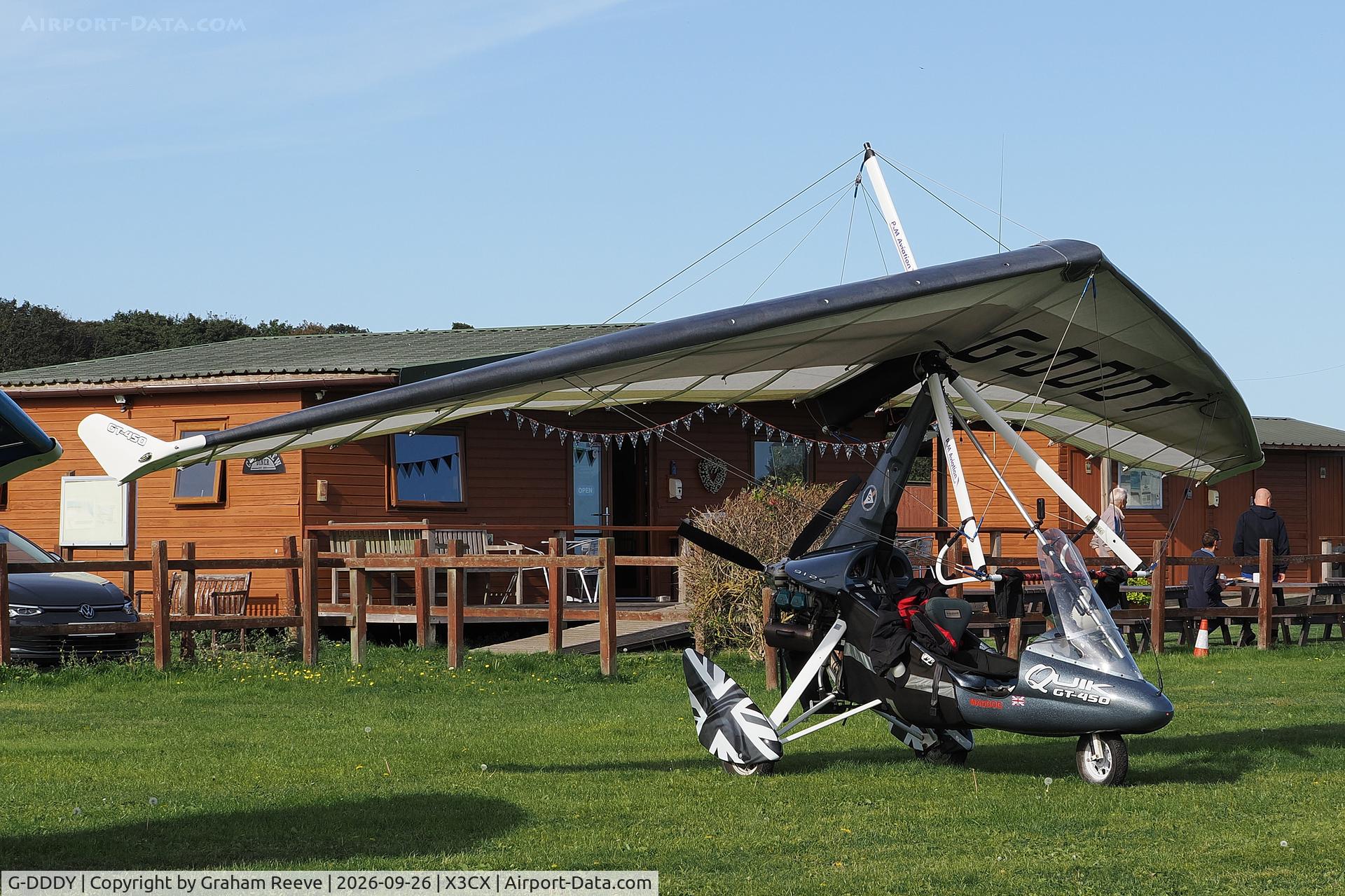 Aircraft G-DDDY, 2007 P&M Aviation Quik GT450, c/n 8308, Parked at Northrepps., at X3CX, photo by Graham Reeve