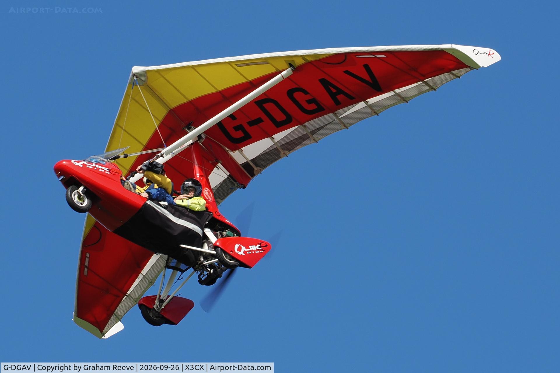 Aircraft G-DGAV, 2015 P&M Aviation QuikR, c/n 8712, Departing from Northrepps., at X3CX, photo by Graham Reeve