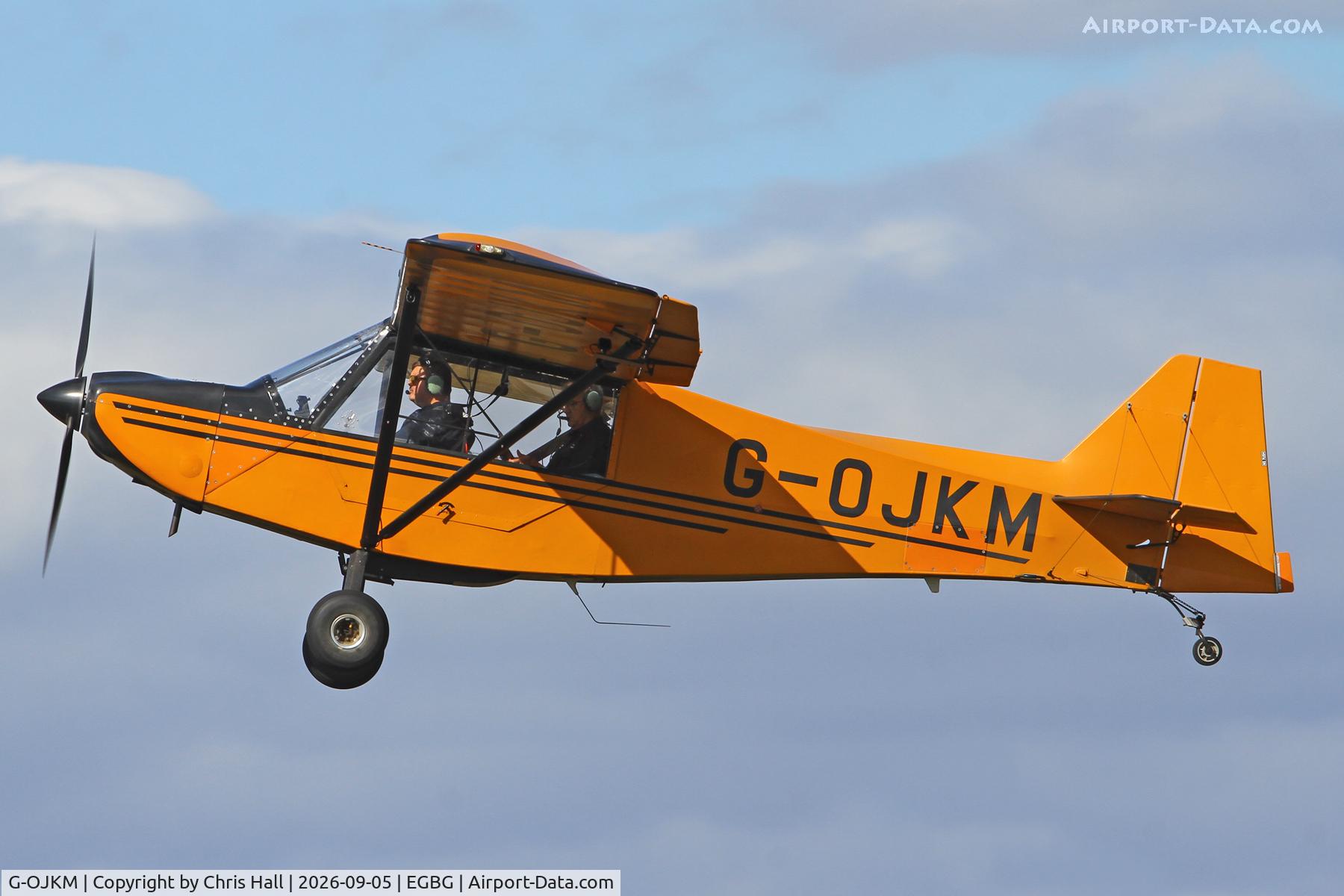 Aircraft G-OJKM, 2003 Rans S-7 Courier, c/n PFA 218-12982, LAA 80th Anniversary Rally, at EGBG, photo by Chris Hall