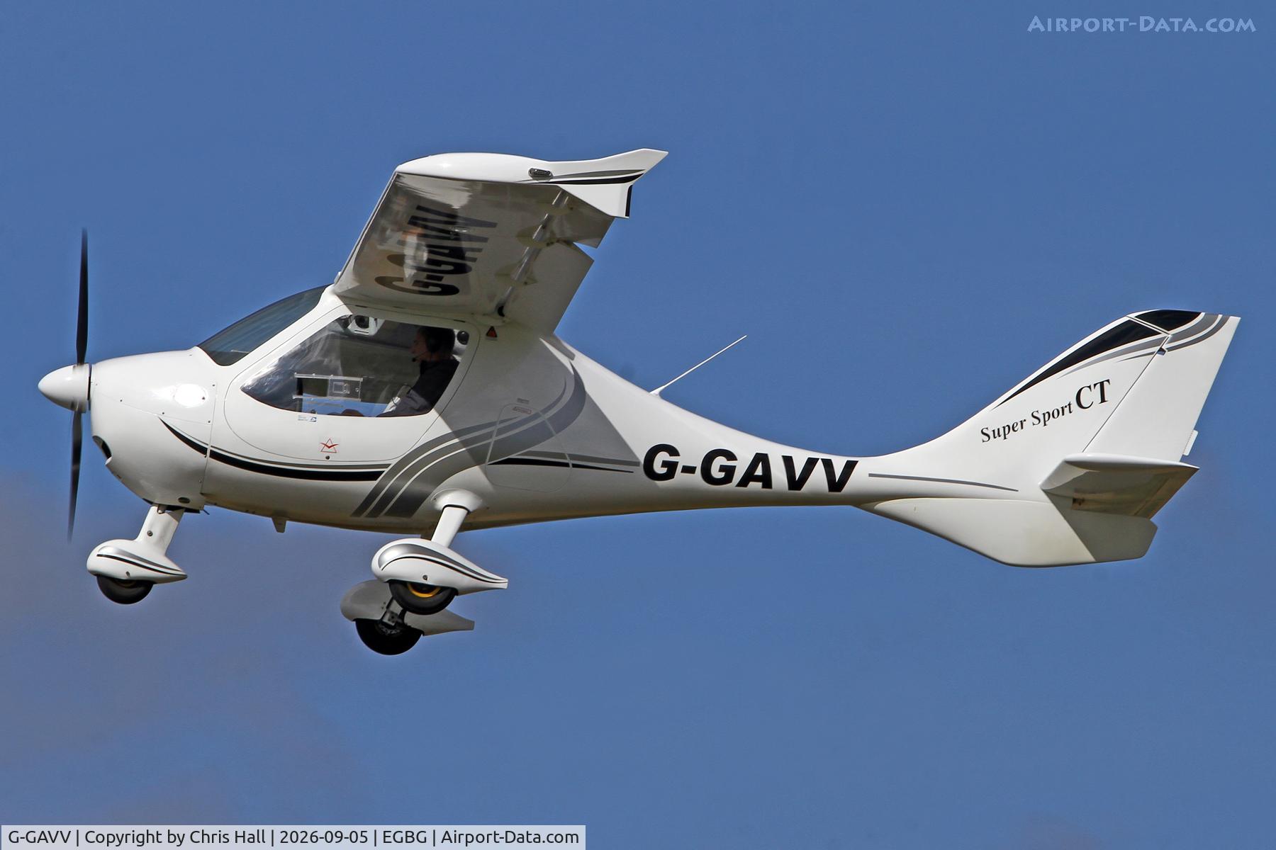 Aircraft G-GAVV, 2019 Flight Design CTSL, c/n E-18-12-51, LAA 80th Anniversary Rally, at EGBG, photo by Chris Hall