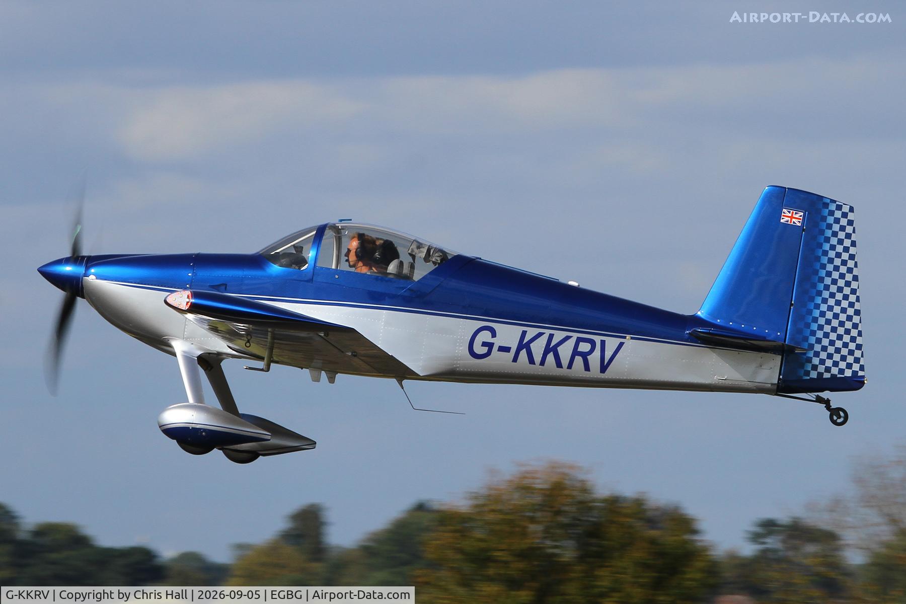 Aircraft G-KKRV, 2024 Van's RV-7, c/n LAA 323-15718, LAA 80th Anniversary Rally, at EGBG, photo by Chris Hall