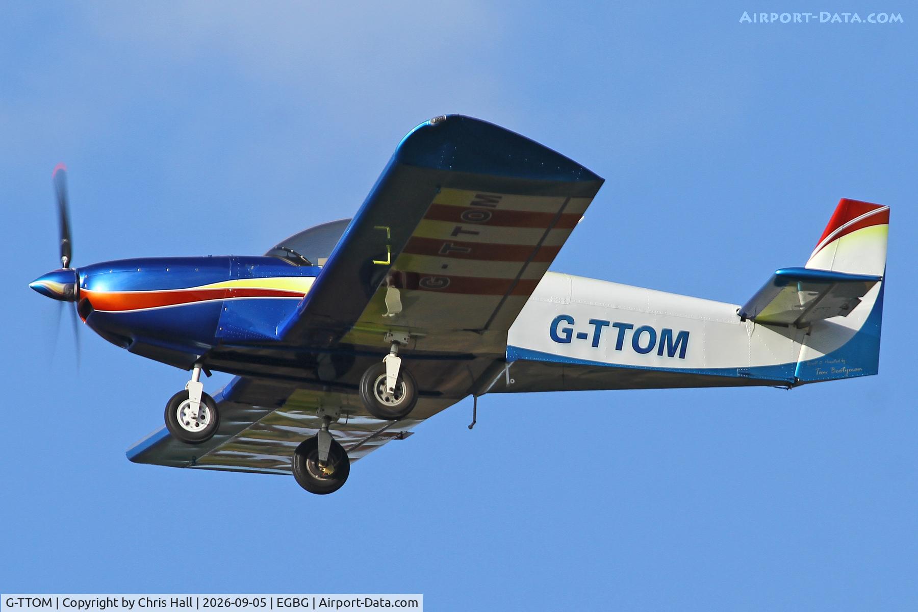 Aircraft G-TTOM, 2013 Zenair CH-601 HD Zodiac, c/n LAA 162-15088, LAA 80th Anniversary Rally, at EGBG, photo by Chris Hall