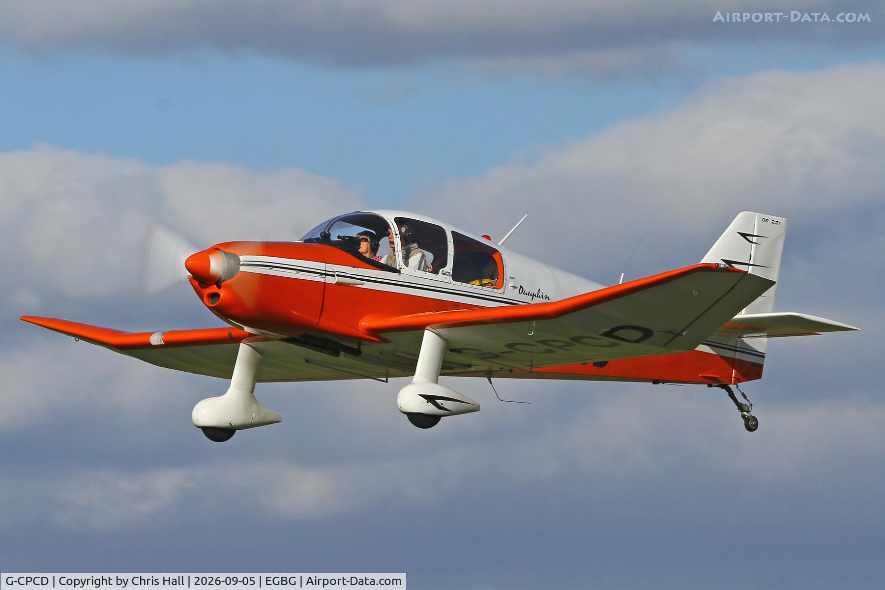 Aircraft G-CPCD, 1968 CEA Jodel DR-221 Dauphin, c/n 81, LAA 80th Anniversary Rally, at EGBG, photo by Chris Hall