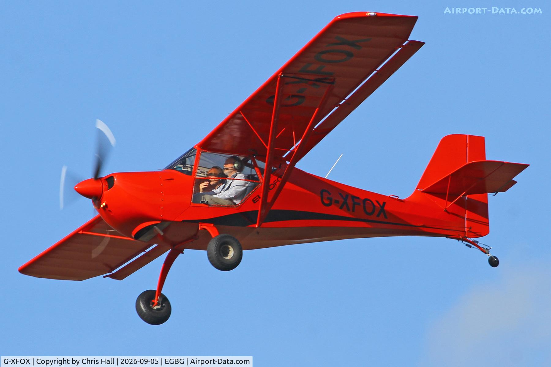 Aircraft G-XFOX, 2014 Eurofox 912(S), c/n LAA 376-15200, LAA 80th Anniversary Rally, at EGBG, photo by Chris Hall