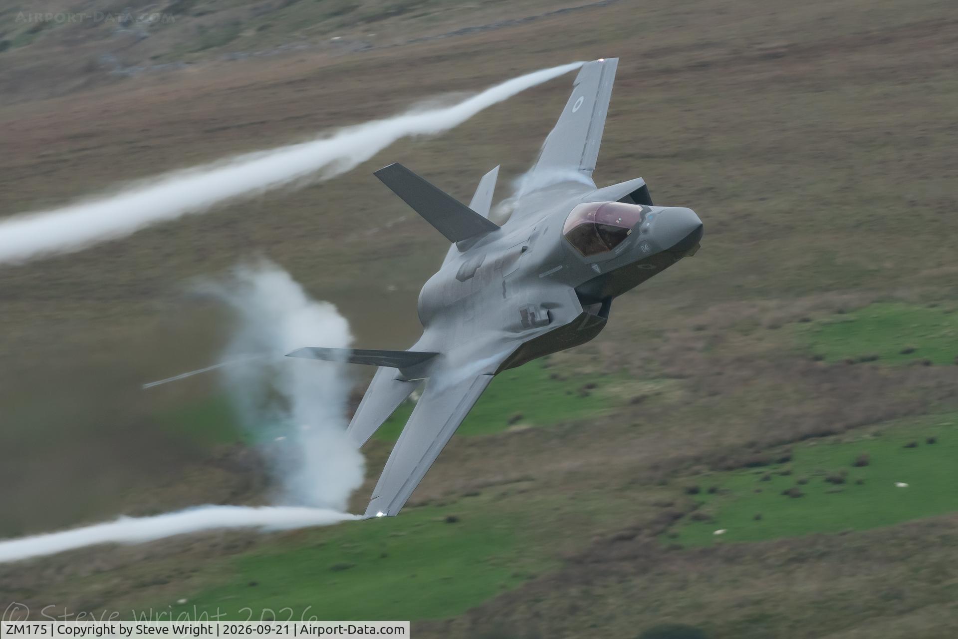 Aircraft ZM175, 2024 Lockheed Martin F-35B Lightning II, c/n BK-41, Cad West, Mach Loop. Cymru UK, photo by Steve Wright
