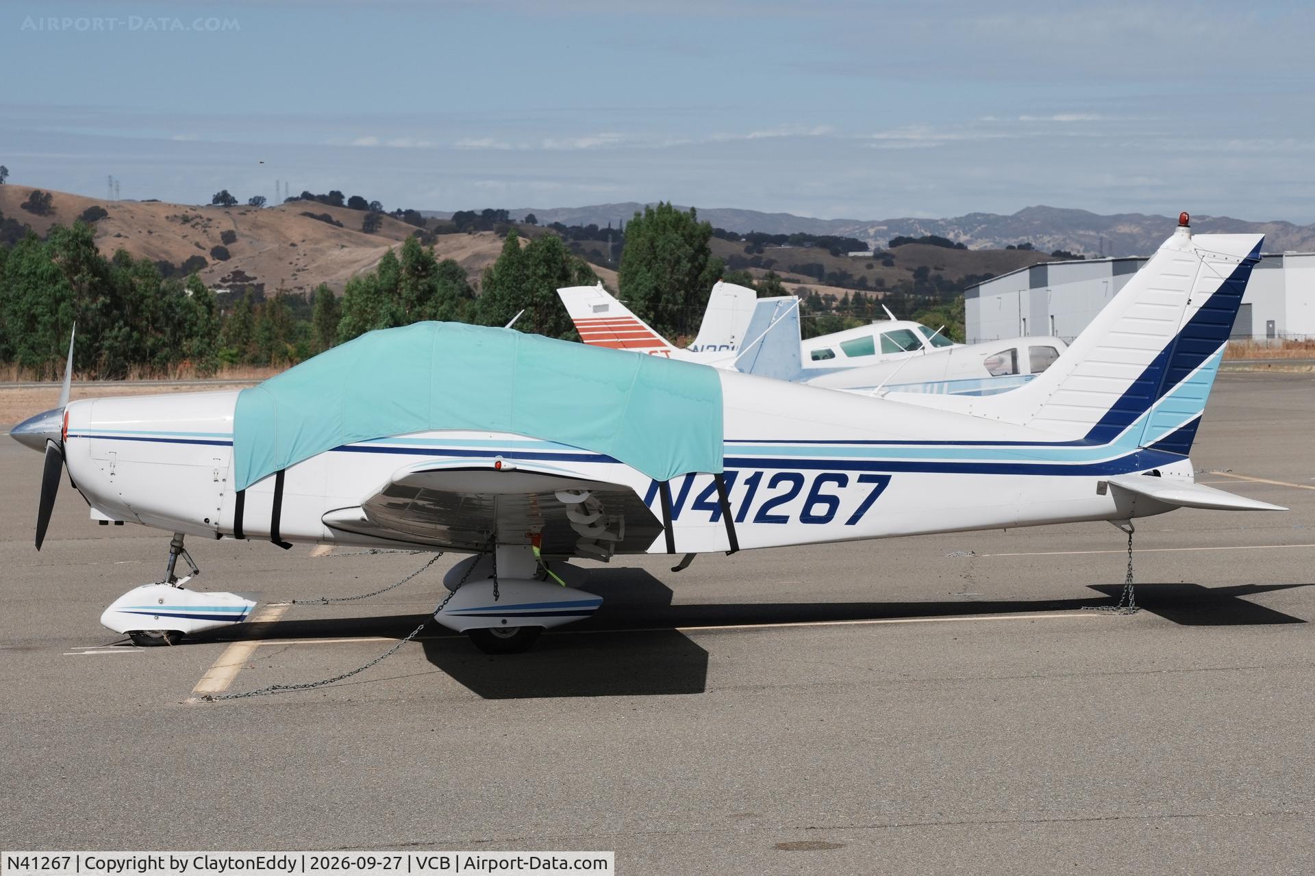 Aircraft N41267, 1974 Piper PA-28-151, c/n 28-7415151, Vacaville Nut Tree airport in California 2026., at VCB, photo by ClaytonEddy