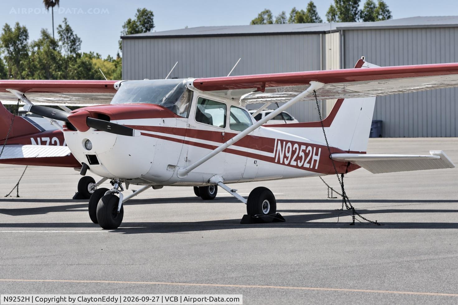 Aircraft N9252H, 1975 Cessna 172M, c/n 17266047, Vacaville Nut Tree airport in California 2026., at VCB, photo by ClaytonEddy