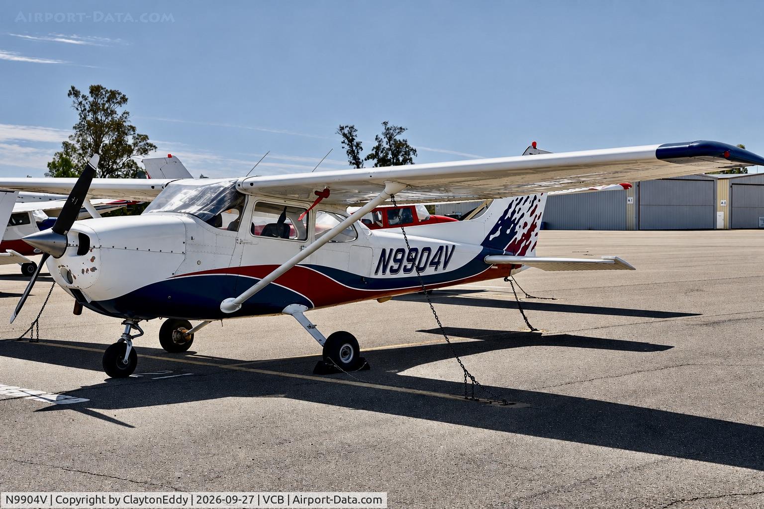 Aircraft N9904V, 1974 Cessna 172M, c/n 17264553, Vacaville Nut Tree airport in California 2026., at VCB, photo by ClaytonEddy