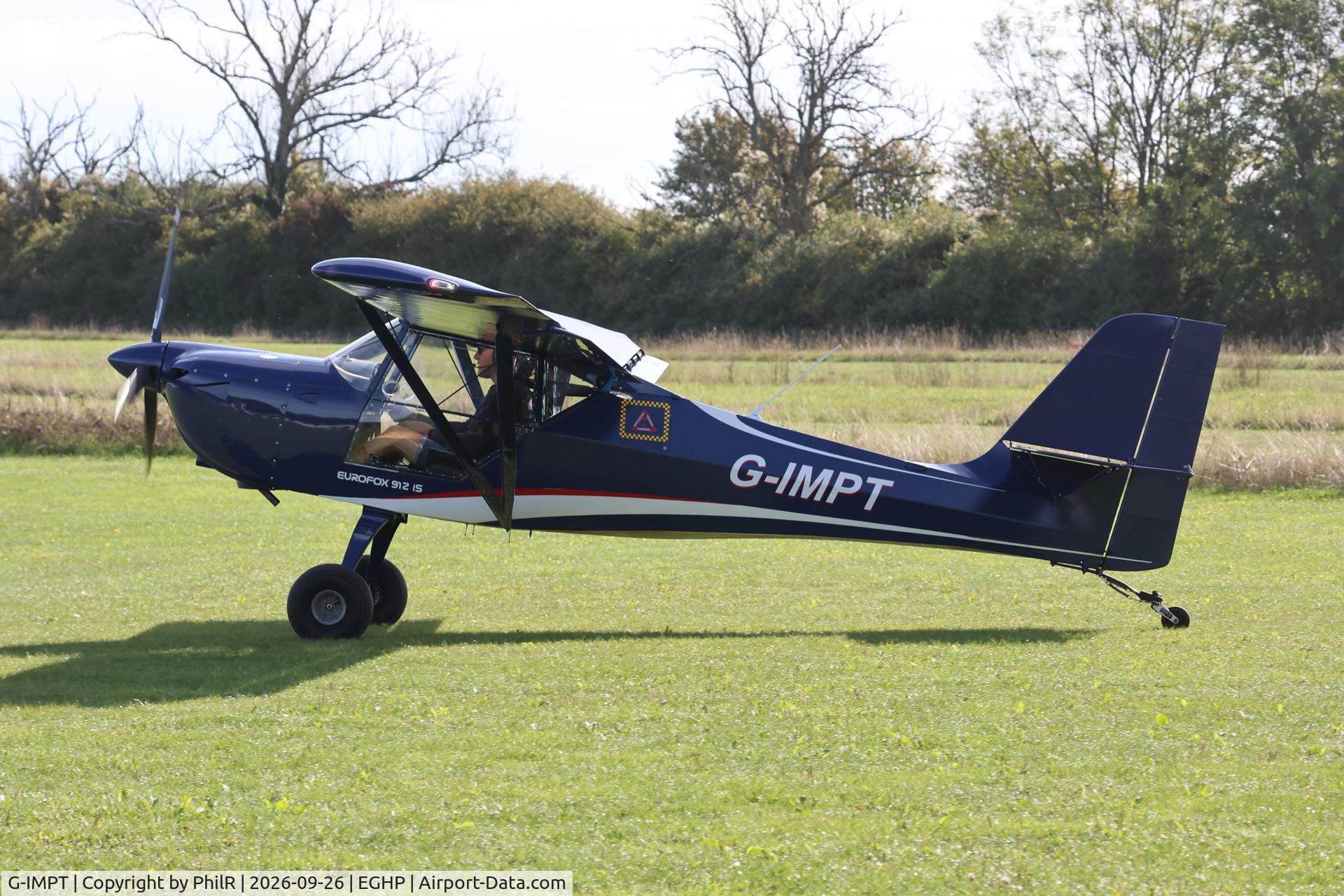 Aircraft G-IMPT, 2021 Ascent Industries EuroFOX 2K, c/n 63221, G-IMPT 2021 Ascent Industries Eurofox 2K STOL Championship Popham, at EGHP, photo by PhilR