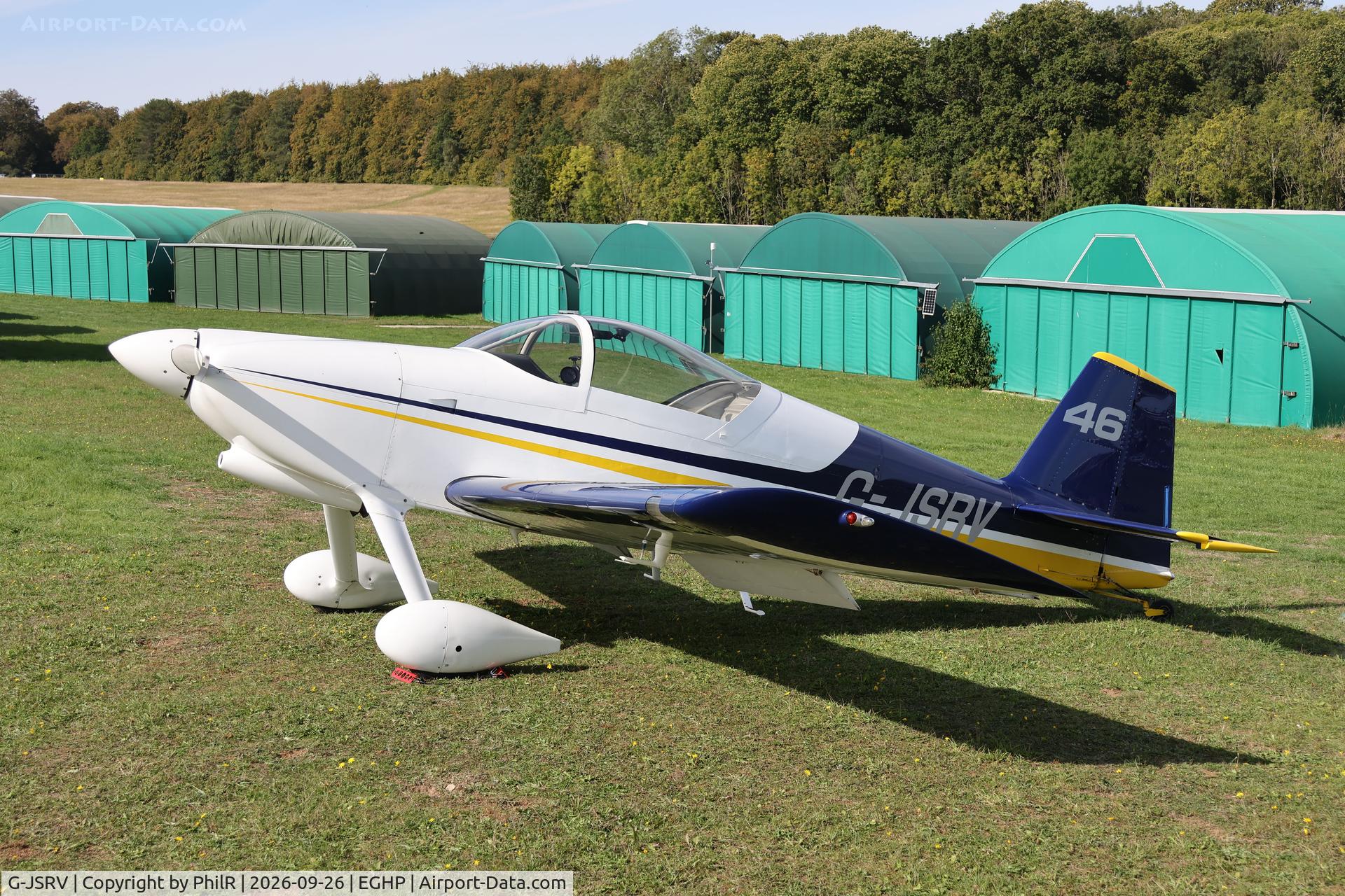 Aircraft G-JSRV, 2006 Vans RV-6, c/n PFA 181A-14407, G-JSRV 2006 VANS RV-7 STOL Championship Popham, at EGHP, photo by PhilR