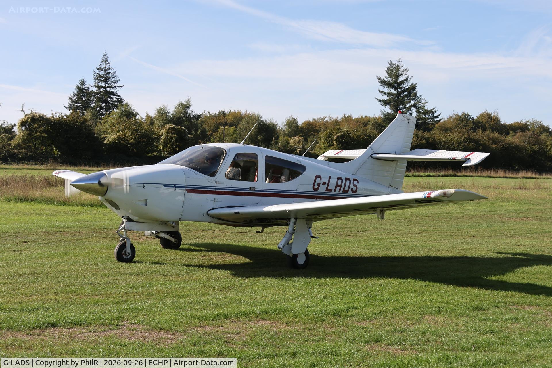Aircraft G-LADS, 1977 Rockwell Commander 114, c/n 14314, G-LADS 1977 Rockwell Commander 114 STOL Championship Popham, at EGHP, photo by PhilR