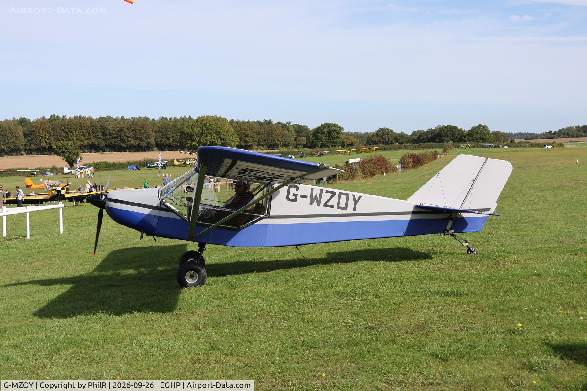 Aircraft G-MZOY, 1993 Team Mini-Max 91, c/n PFA 186-12526, G-MZOY 2008 RANS S6-ESA Coyote ll STOL Championship Popham, at EGHP, photo by PhilR