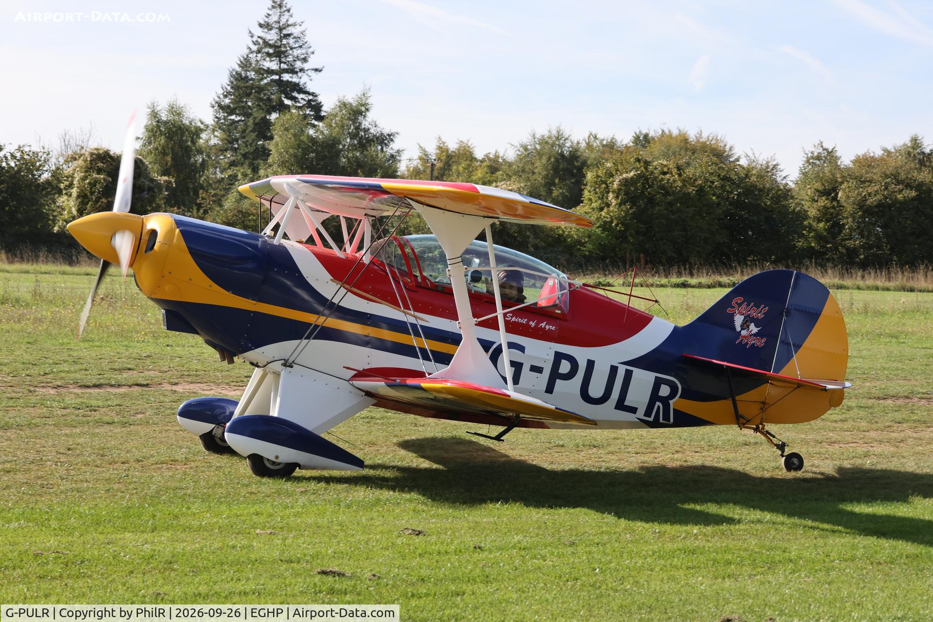Aircraft G-PULR, 2010 Pitts S-2A Special, c/n LAA 009A-14904, G-PULR 2010 Pitts S-2AE STOL Championship Popham, at EGHP, photo by PhilR