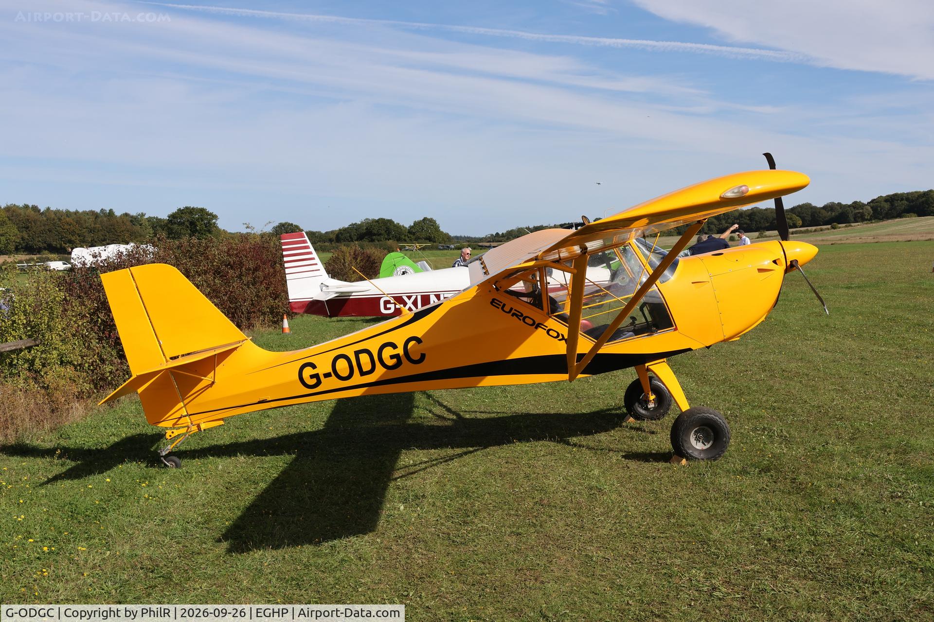 Aircraft G-ODGC, 2014 Aeropro Eurofox 912(S), c/n LAA 376-15274, G-ODGC 2014 Eurofox 912(IS) STOL Championship Popham, at EGHP, photo by PhilR