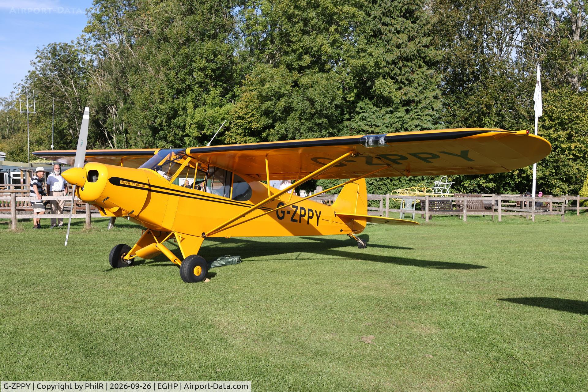 Aircraft G-ZPPY, 1953 Piper L-18C Super Cub, c/n 18-2065, G-ZPPY 1953 Piper L18C Super Cub STOL Championship Popham, at EGHP, photo by PhilR