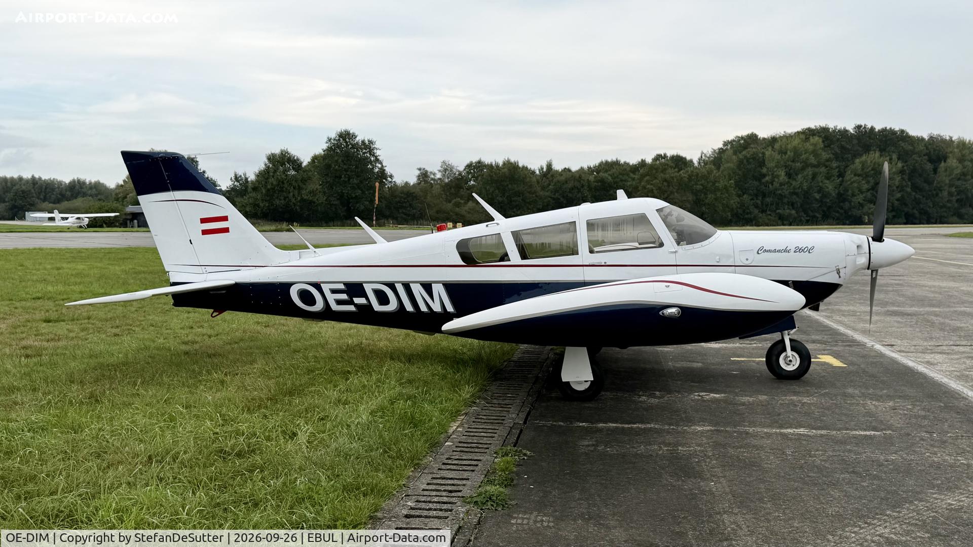 Aircraft OE-DIM, 1969 Piper PA-24-260, c/n 24-4868, First picture, at EBUL, photo by StefanDeSutter