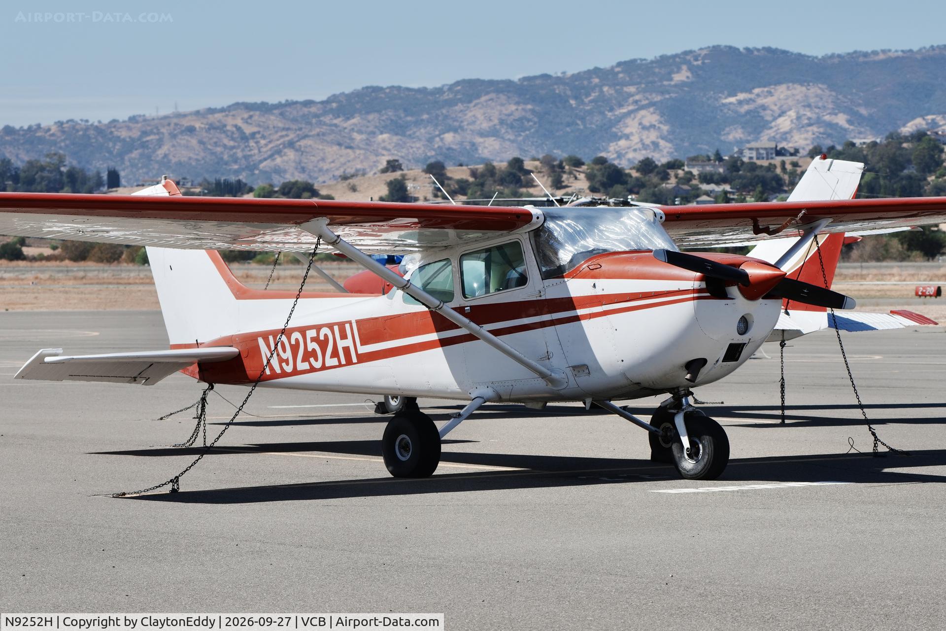 Aircraft N9252H, 1975 Cessna 172M, c/n 17266047, Nut Tree Vacaville airport in California 2026., at VCB, photo by ClaytonEddy