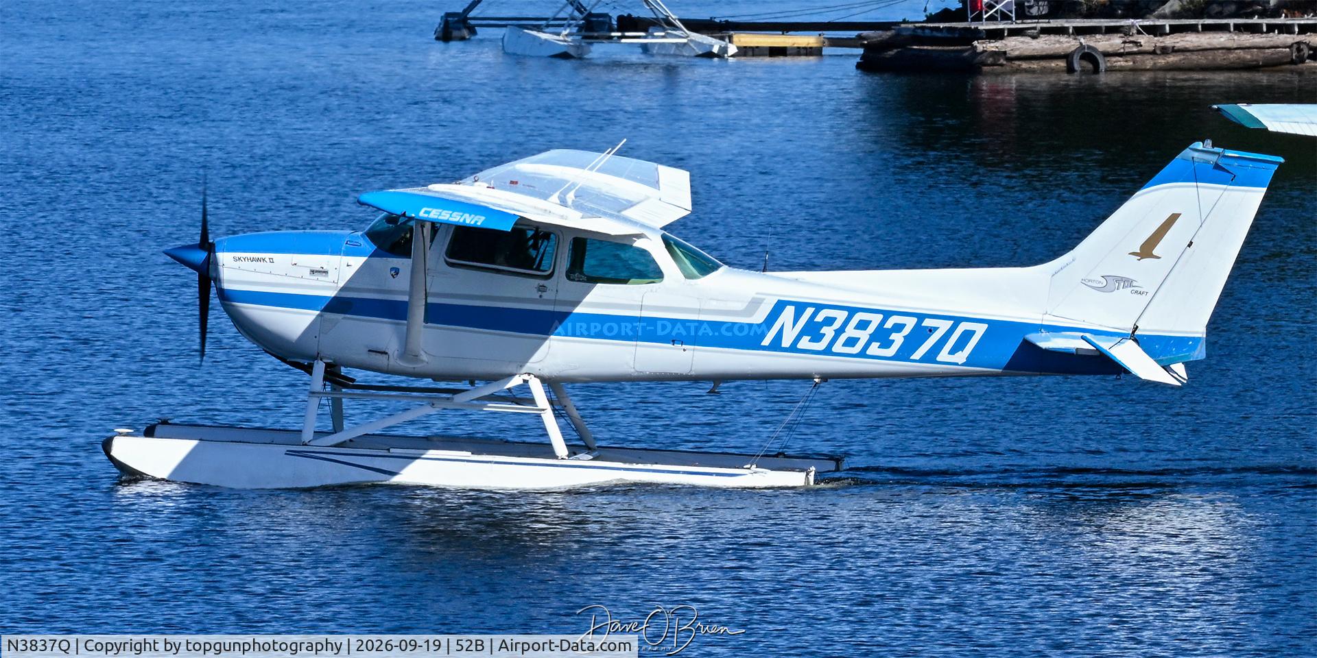Aircraft N3837Q, 1971 Cessna 172L, c/n 17259937, Moosehead Lake Fly in 26, at 52B, photo by topgunphotography