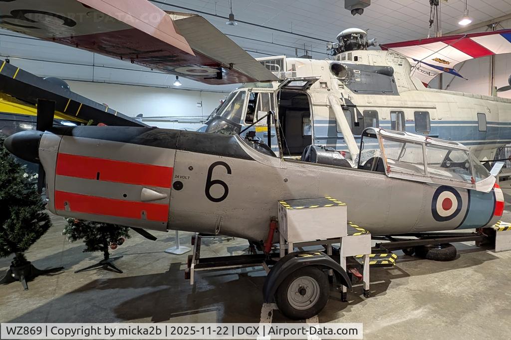 Aircraft WZ869, 1953 De Havilland DHC-1 Chipmunk T.10, c/n C1/0900, Preserved, at DGX, photo by micka2b