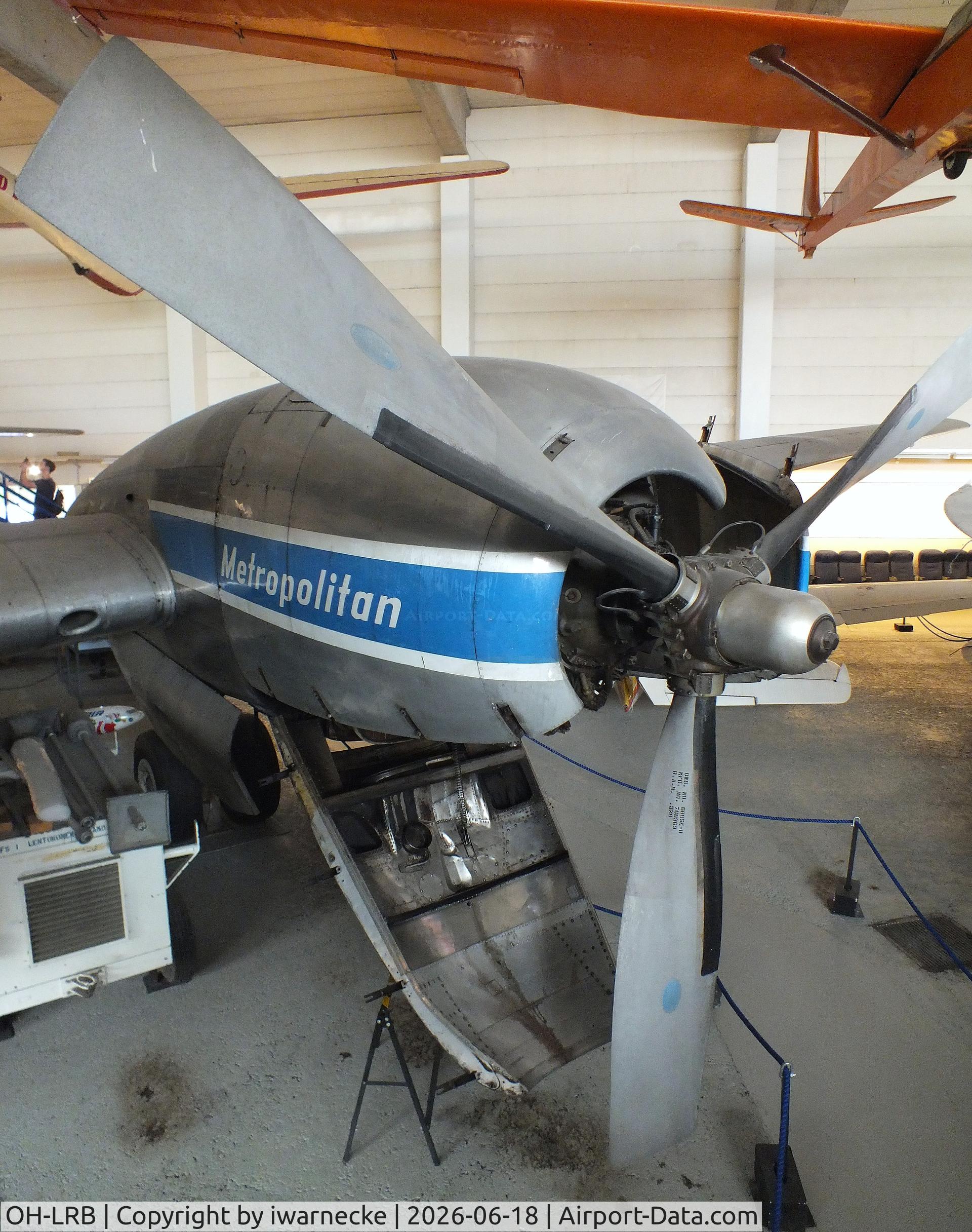 Aircraft OH-LRB, 1953 Convair CV-440-40 (CV-340-40), c/n 73, Convair CV-440-40 at the Suomen Ilmailumuseo (Finnish Aviation Museum), Vantaa, photo by iwarnecke