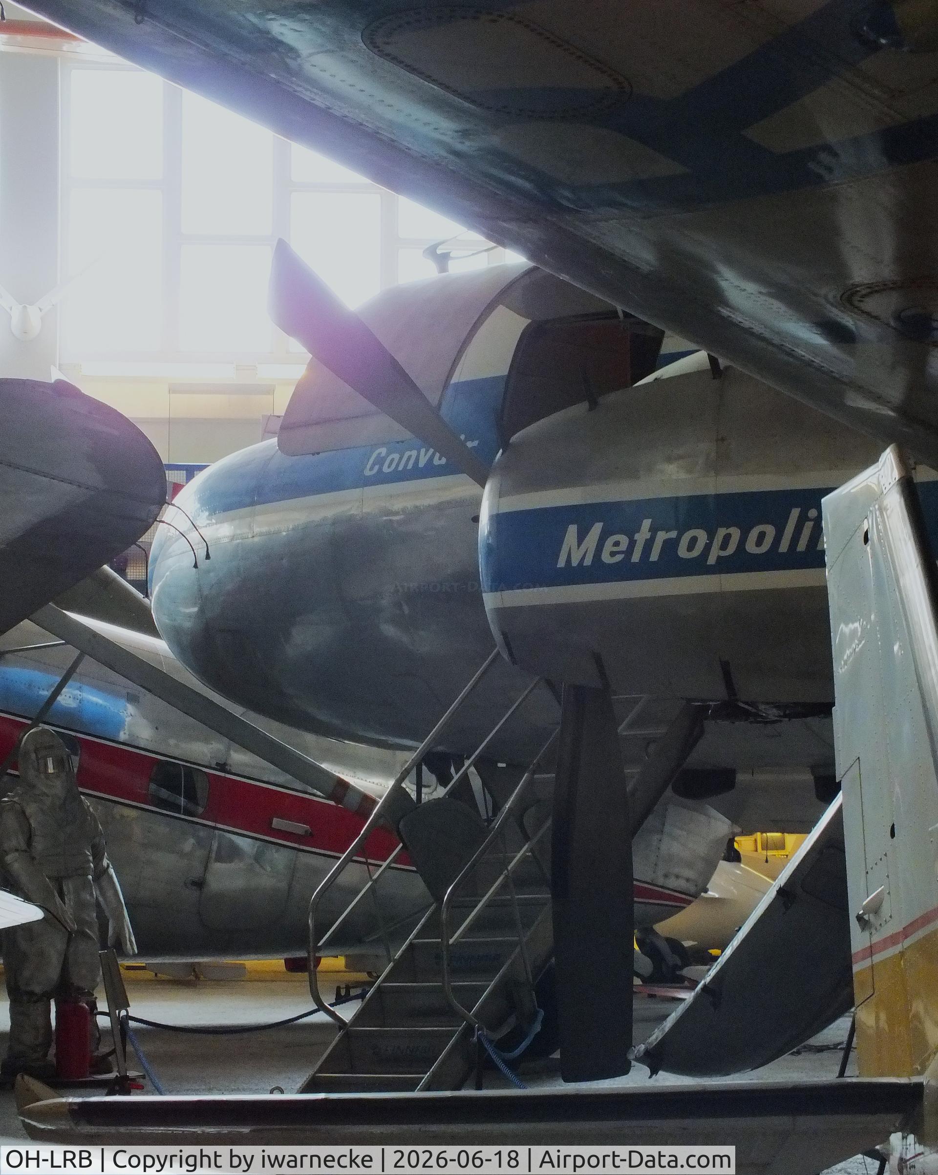 Aircraft OH-LRB, 1953 Convair CV-440-40 (CV-340-40), c/n 73, Convair CV-440-40 at the Suomen Ilmailumuseo (Finnish Aviation Museum), Vantaa, photo by iwarnecke