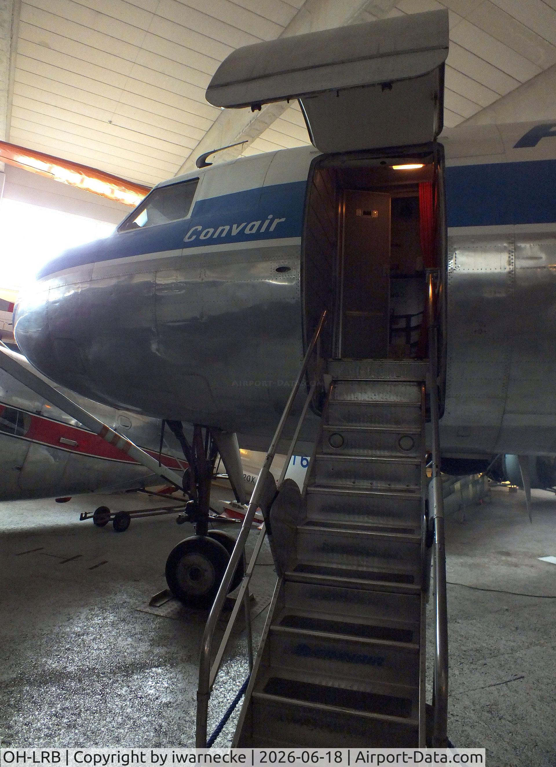 Aircraft OH-LRB, 1953 Convair CV-440-40 (CV-340-40), c/n 73, Convair CV-440-40 at the Suomen Ilmailumuseo (Finnish Aviation Museum), Vantaa, photo by iwarnecke