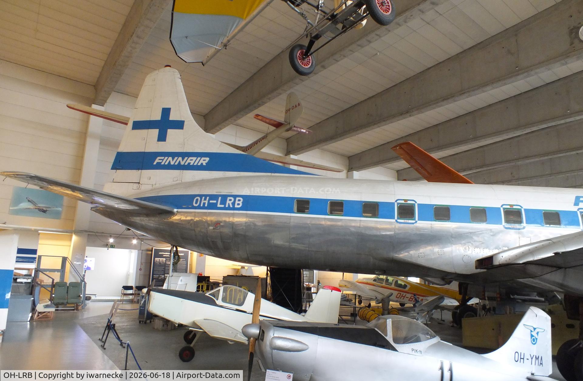 Aircraft OH-LRB, 1953 Convair CV-440-40 (CV-340-40), c/n 73, Convair CV-440-40 at the Suomen Ilmailumuseo (Finnish Aviation Museum), Vantaa, photo by iwarnecke