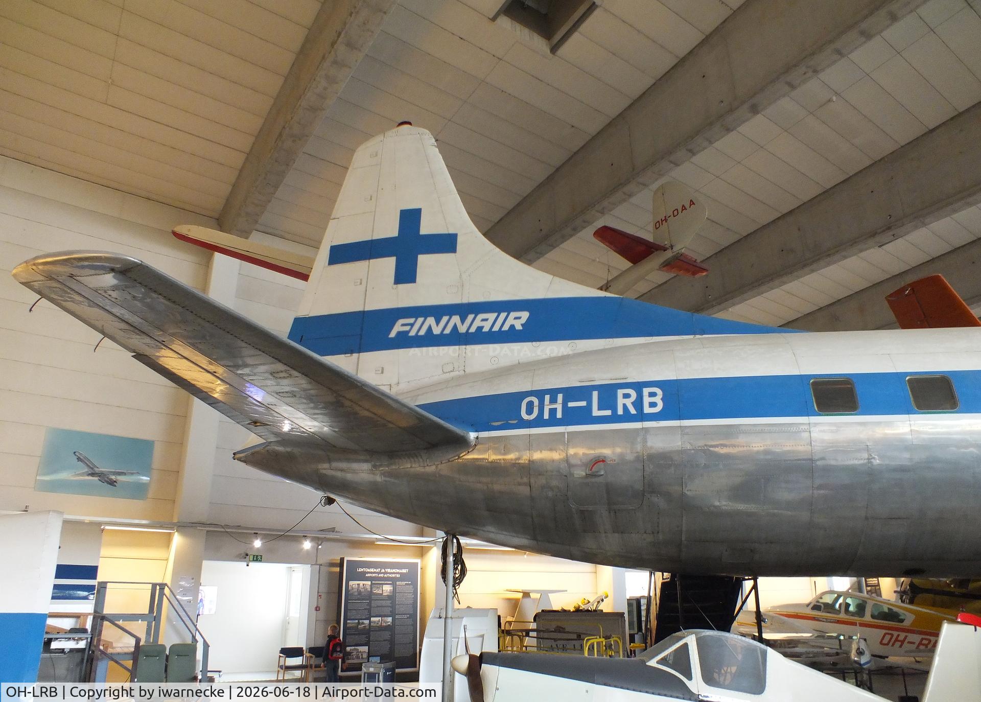 Aircraft OH-LRB, 1953 Convair CV-440-40 (CV-340-40), c/n 73, Convair CV-440-40 at the Suomen Ilmailumuseo (Finnish Aviation Museum), Vantaa, photo by iwarnecke