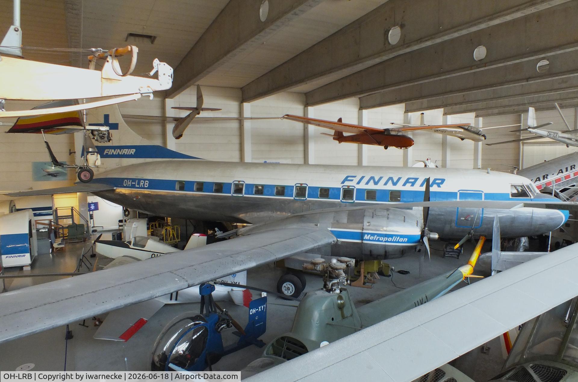 Aircraft OH-LRB, 1953 Convair CV-440-40 (CV-340-40), c/n 73, Convair CV-440-40 at the Suomen Ilmailumuseo (Finnish Aviation Museum), Vantaa, photo by iwarnecke