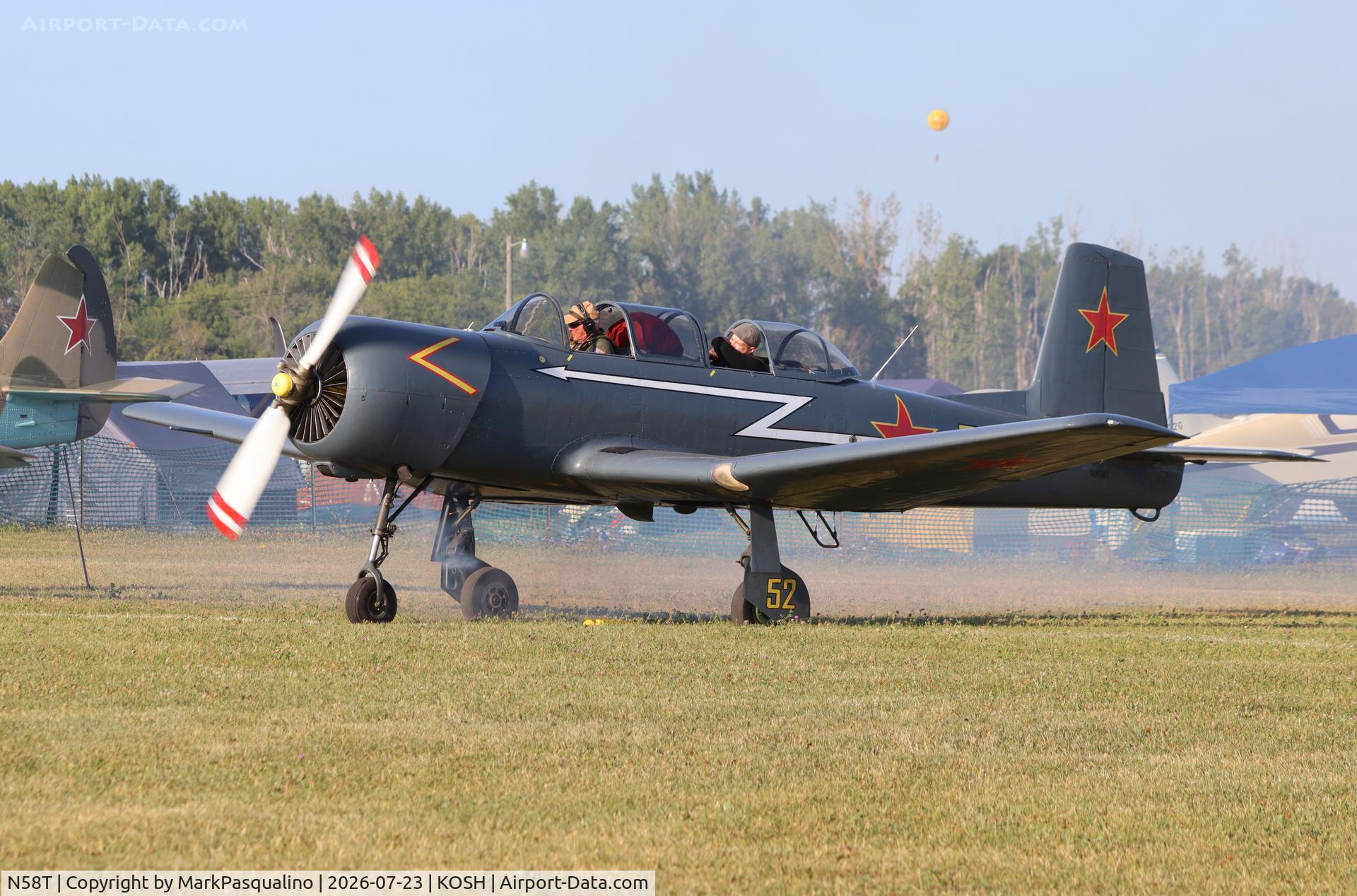 Aircraft N58T, 1972 Nanchang CJ-6, c/n 2851208, Nanchang CJ-6, at KOSH, photo by MarkPasqualino