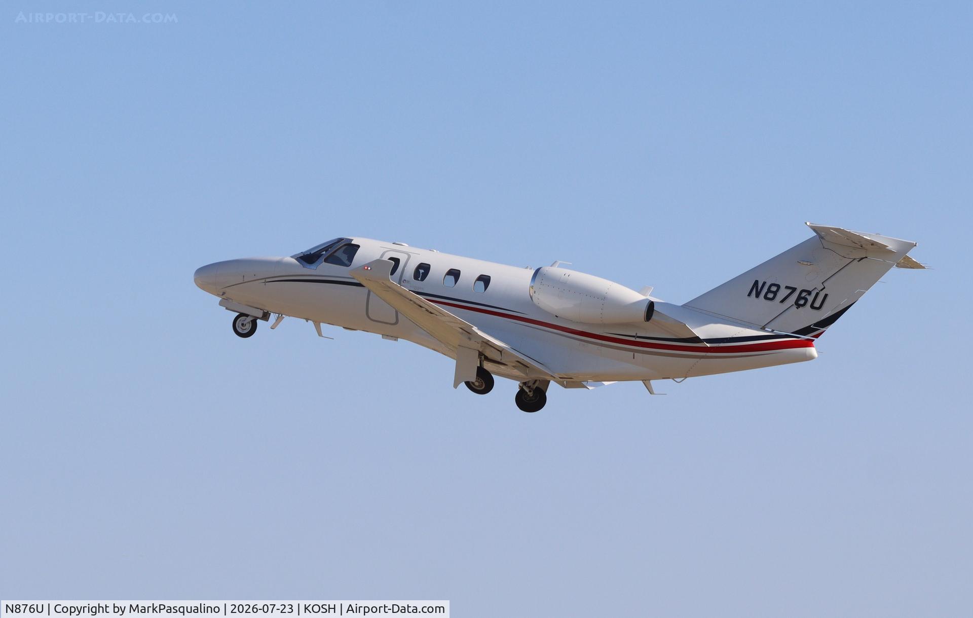 Aircraft N876U, 2018 Cessna 525, c/n 525-0997, Cessna 525, at KOSH, photo by MarkPasqualino