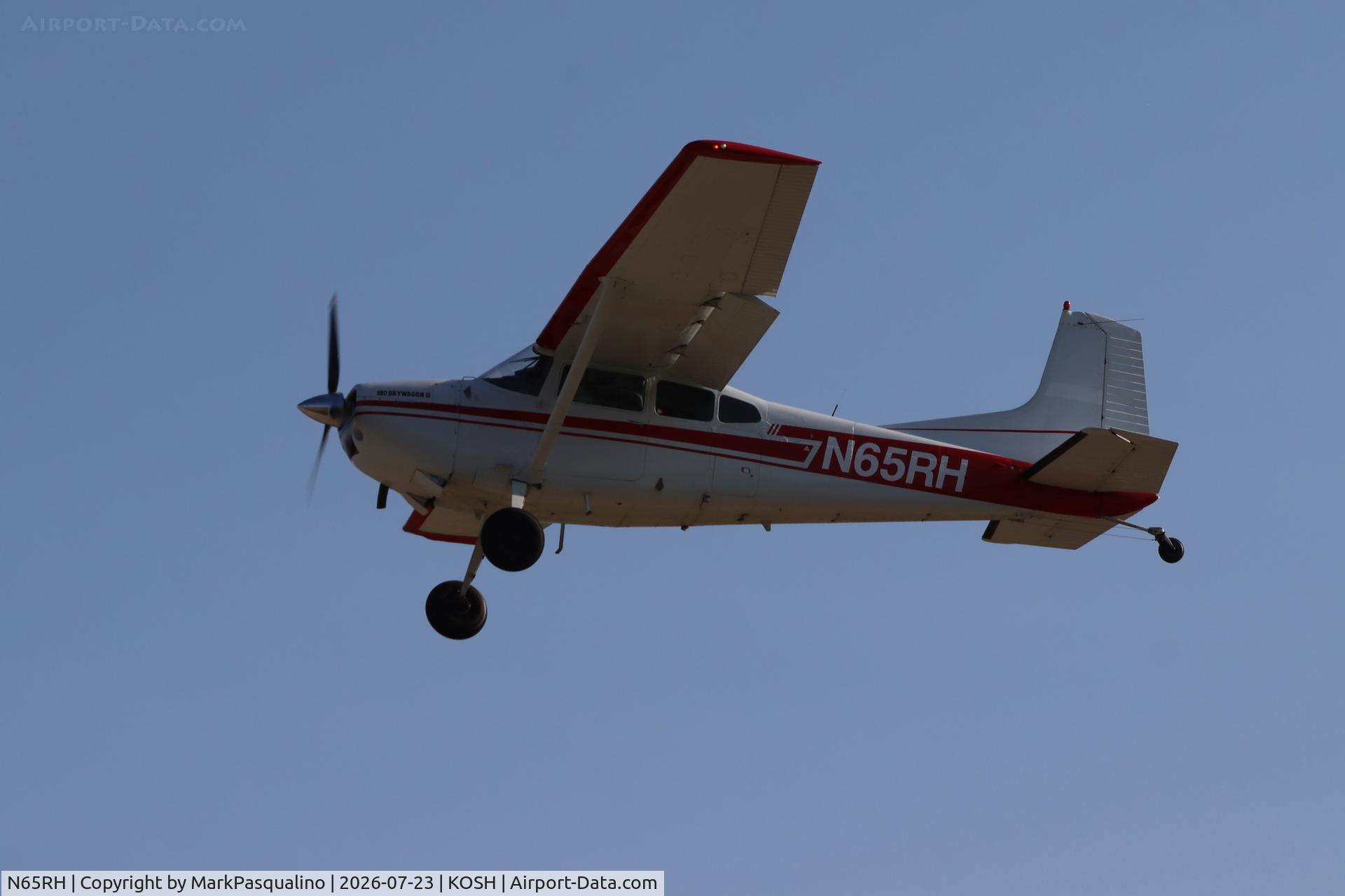 Aircraft N65RH, 1977 Cessna 180K Skywagon, c/n 18052869, Cessna 180K, at KOSH, photo by MarkPasqualino
