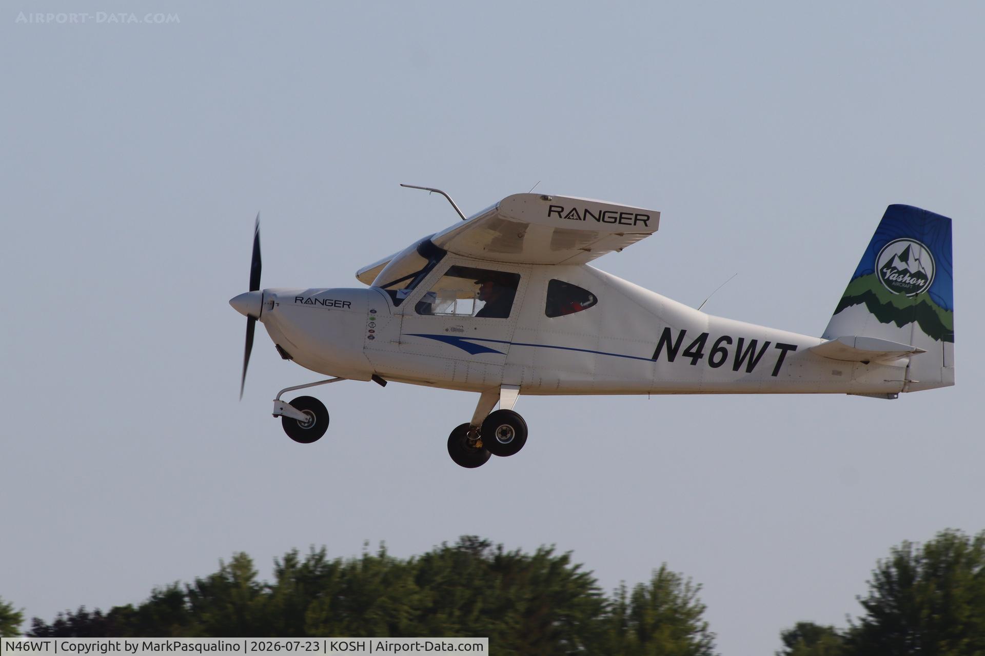 Aircraft N46WT, 2019 Vashon Aircraft Ranger R7, c/n 10145, Vashon Aircraft Ranger R7, at KOSH, photo by MarkPasqualino