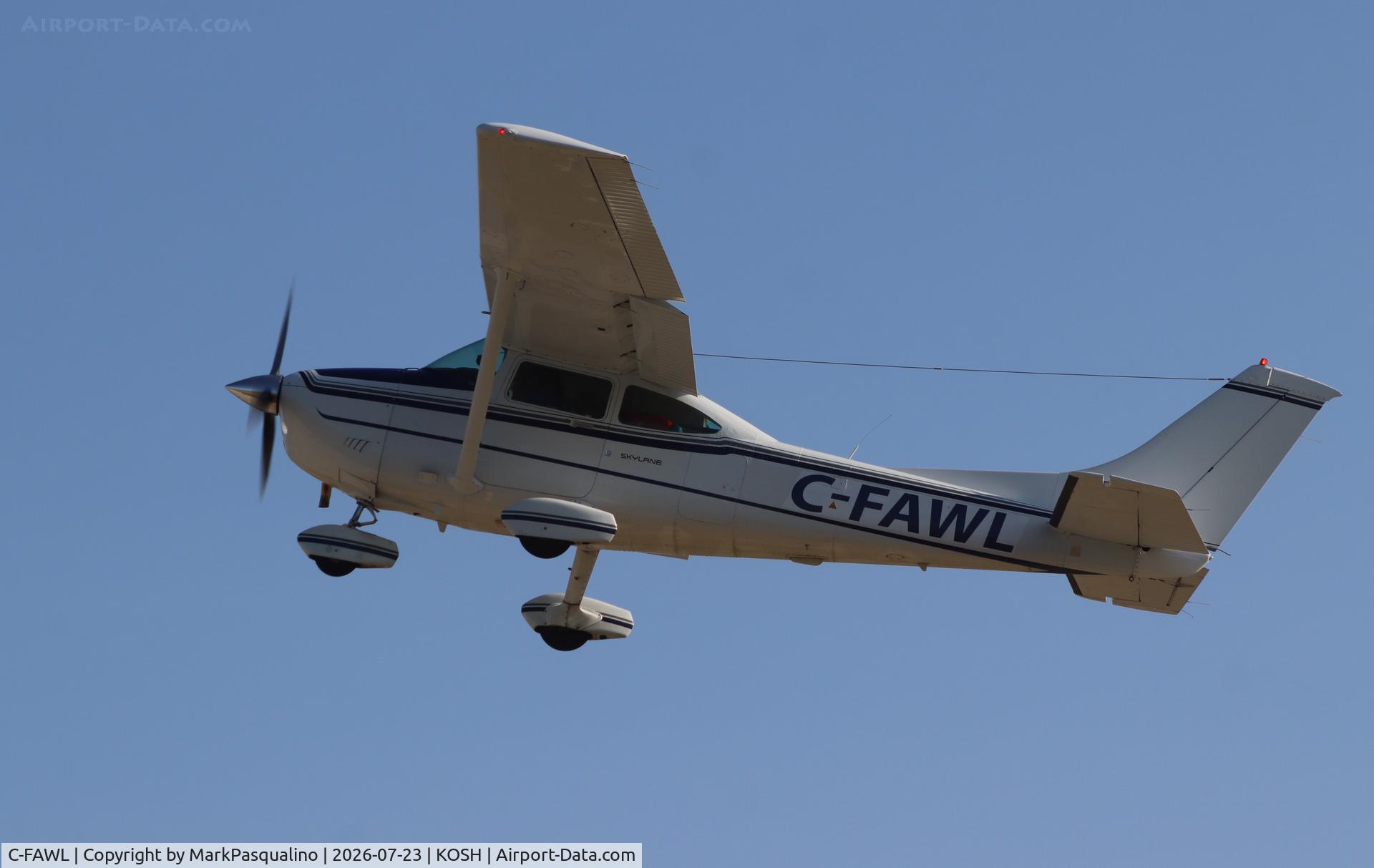 Aircraft C-FAWL, 1985 Cessna 182R Skylane, c/n 182-68468, Cessna 182R, at KOSH, photo by MarkPasqualino