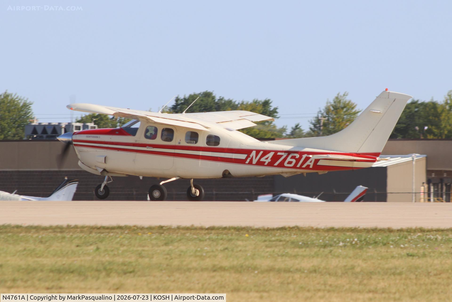 Aircraft N4761A, 1983 Cessna P210N Pressurised Centurion, c/n P21000821, Cessna P210N, at KOSH, photo by MarkPasqualino
