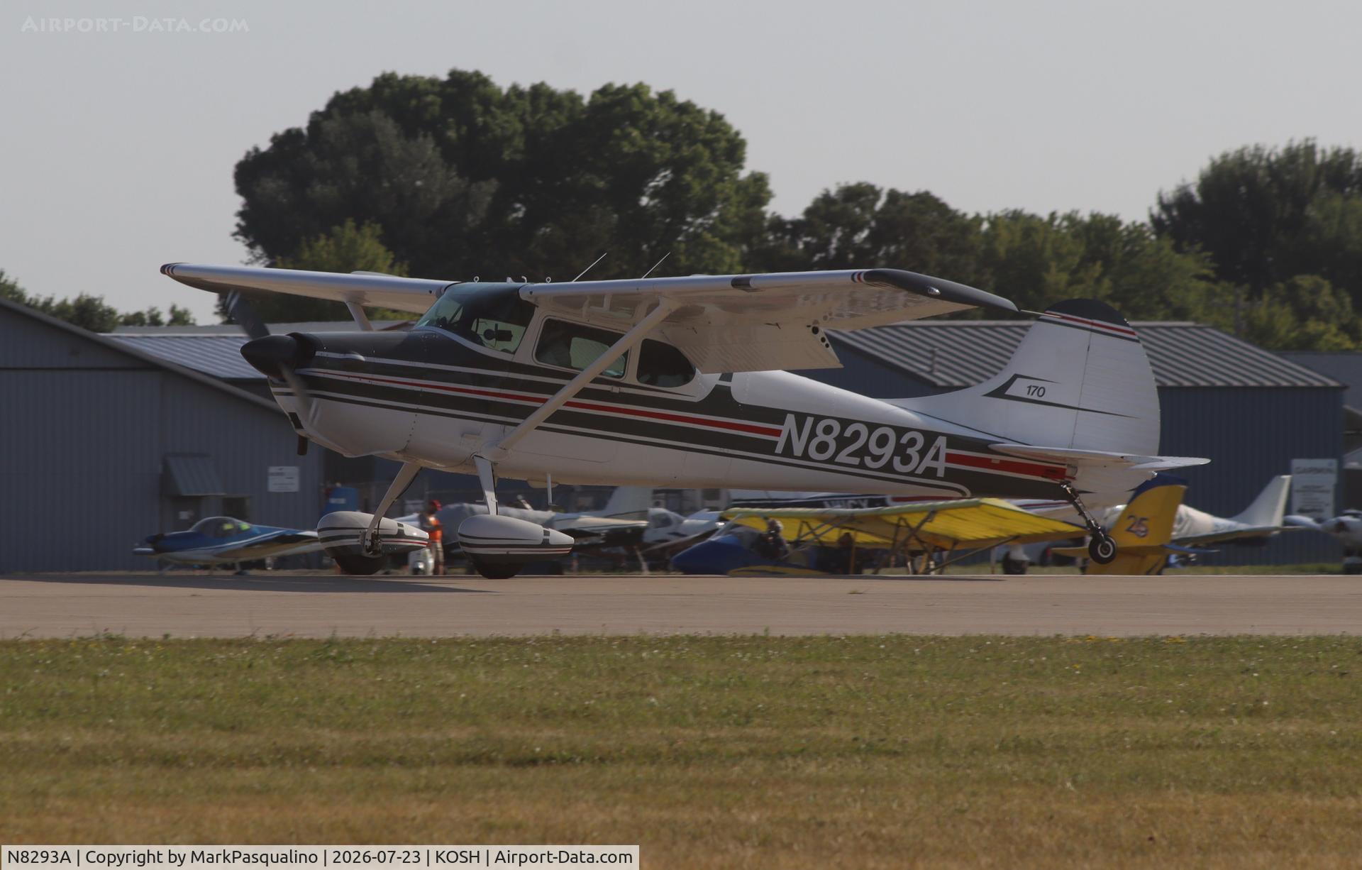 Aircraft N8293A, 1952 Cessna 170B, c/n 25145, Cessna 170B, at KOSH, photo by MarkPasqualino