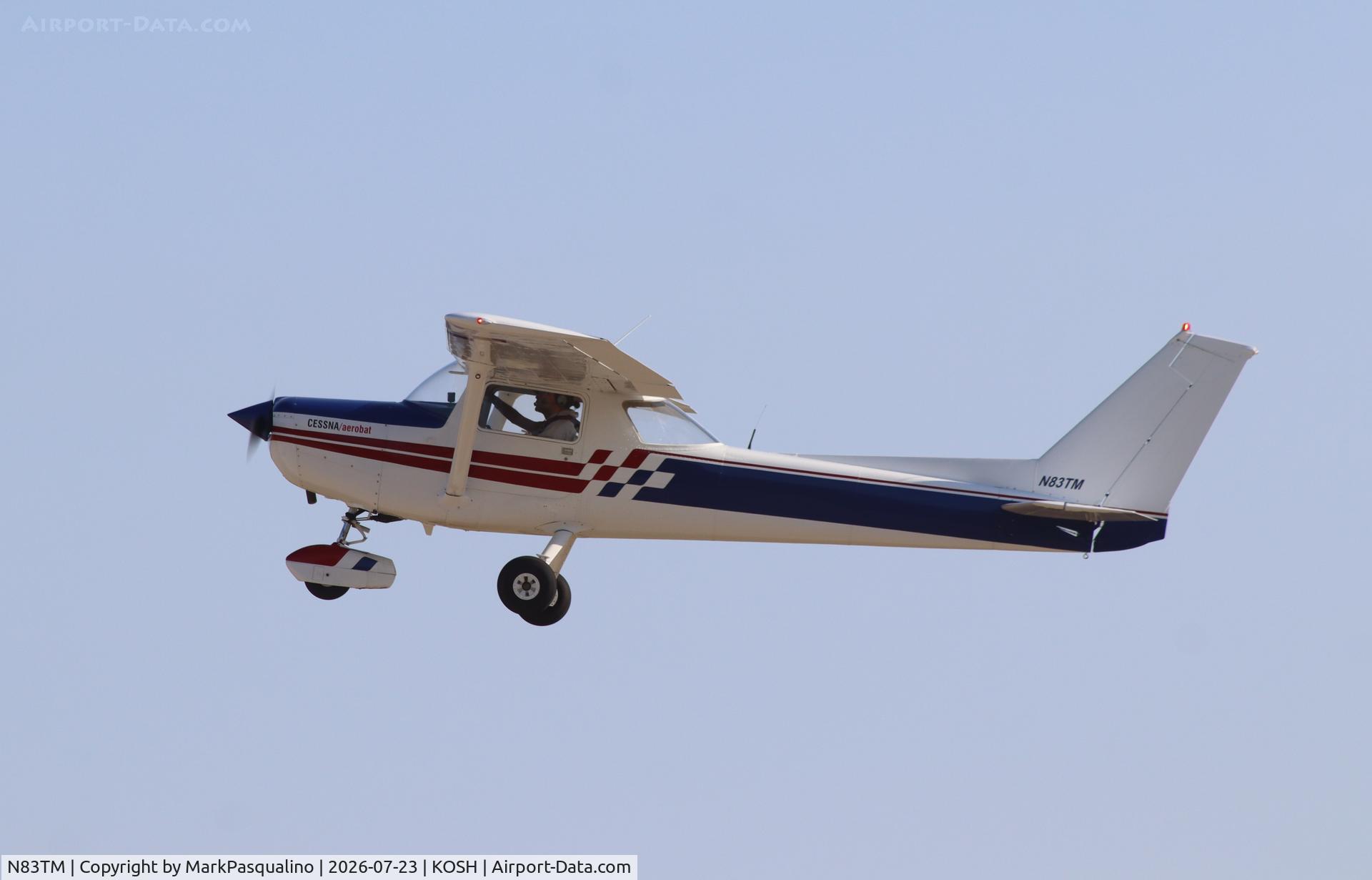 Aircraft N83TM, Cessna A152 Aerobat Aerobat, c/n A1520748, Cessna A152, at KOSH, photo by MarkPasqualino