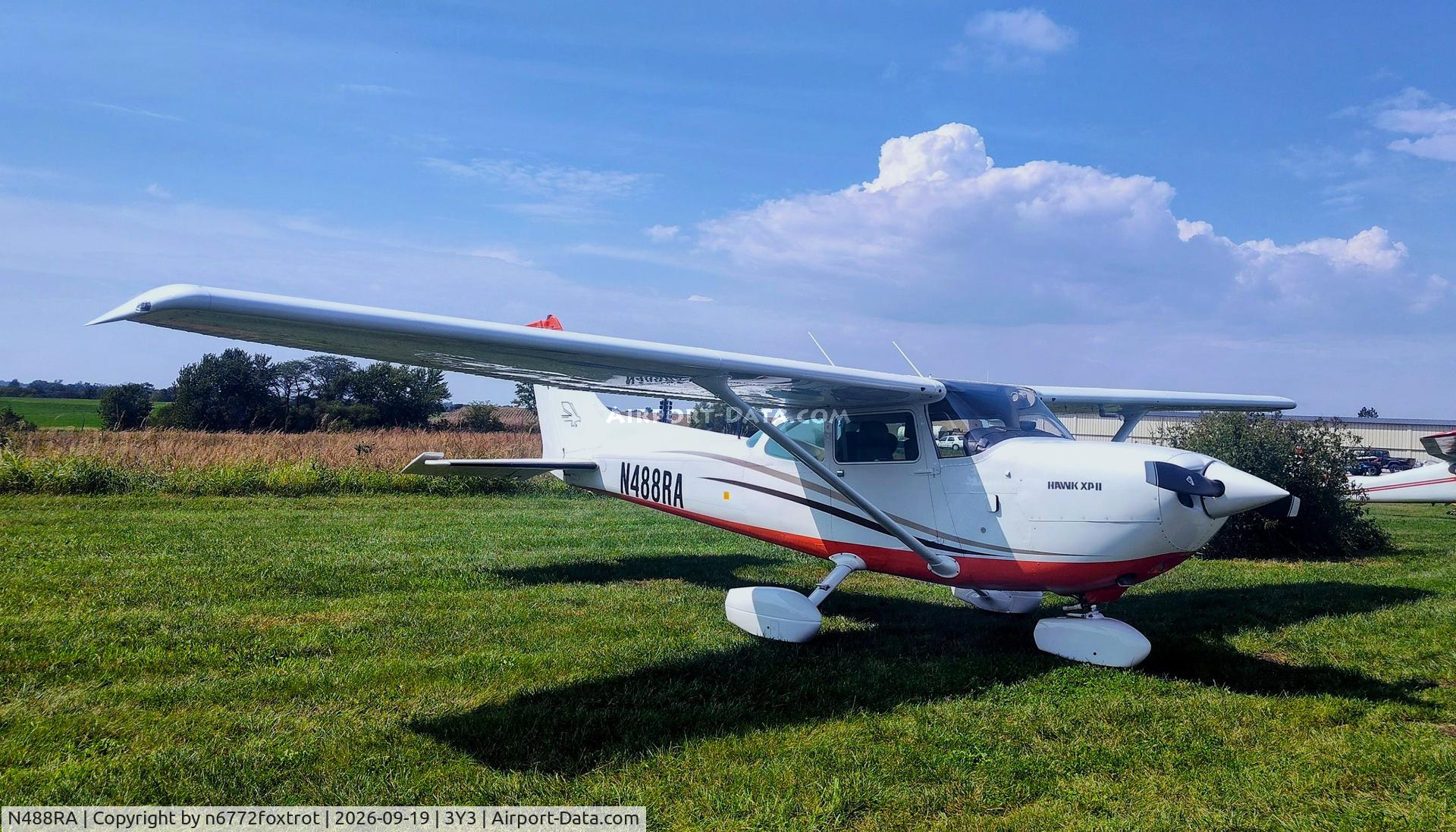 Aircraft N488RA, 1977 Cessna R172K Hawk XP, c/n R1722539, FLY IOWA 2026, at 3Y3, photo by n6772foxtrot