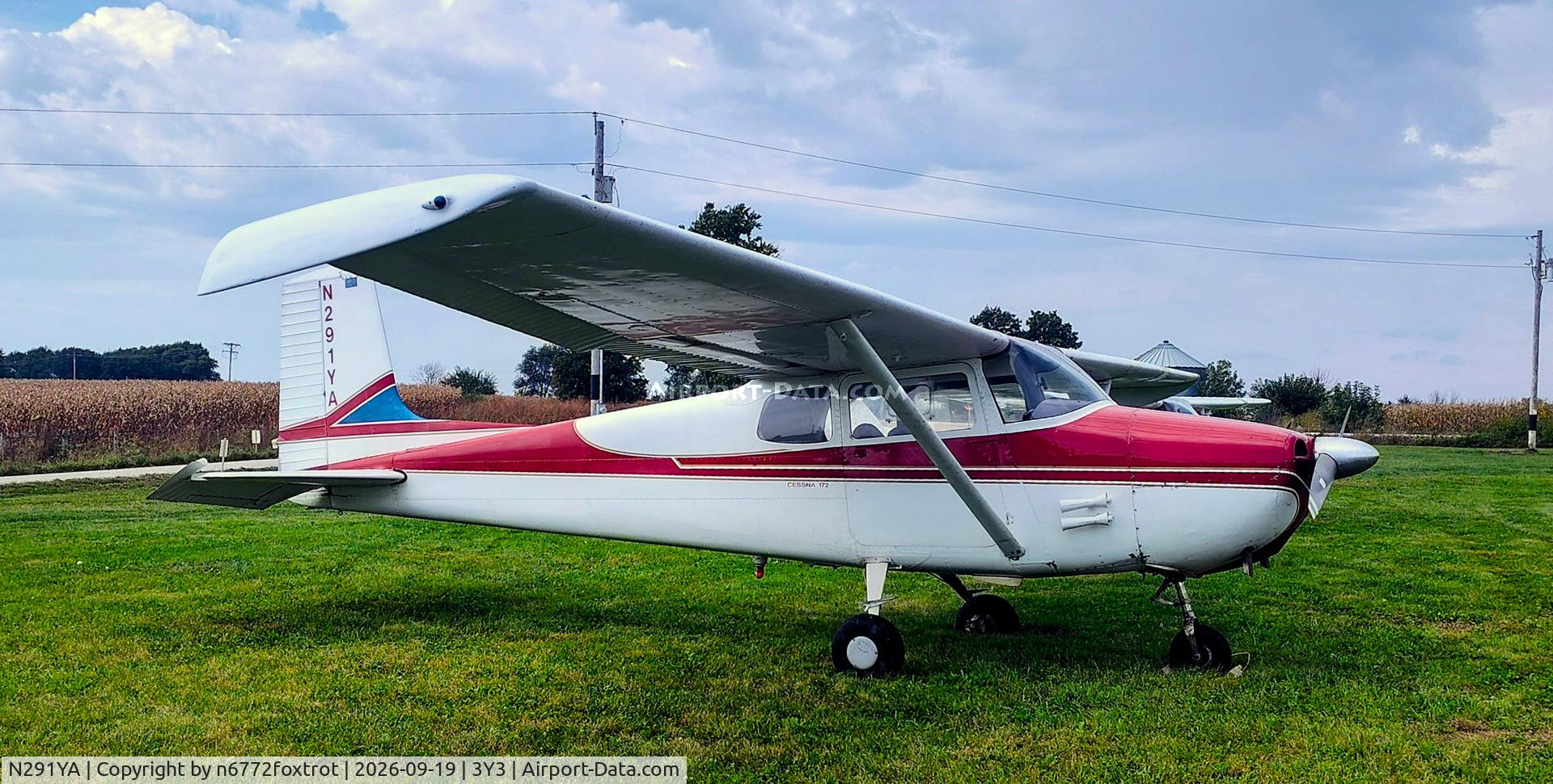 Aircraft N291YA, 1956 Cessna 172, c/n 28164, FLY IOWA 2026, at 3Y3, photo by n6772foxtrot